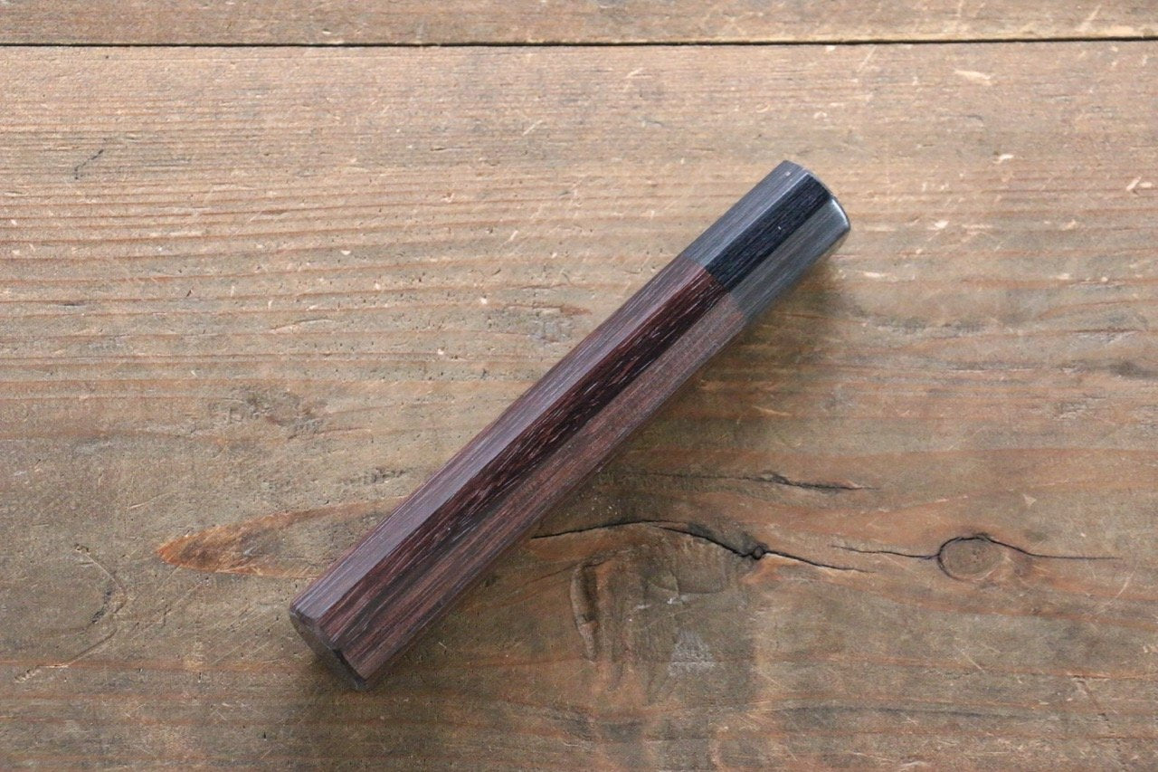 Premium Octagonal Rosewood Knife Handle for Nakiri Knife 165mm - Ergonomic Design for Professional Chefs & Home Cooking