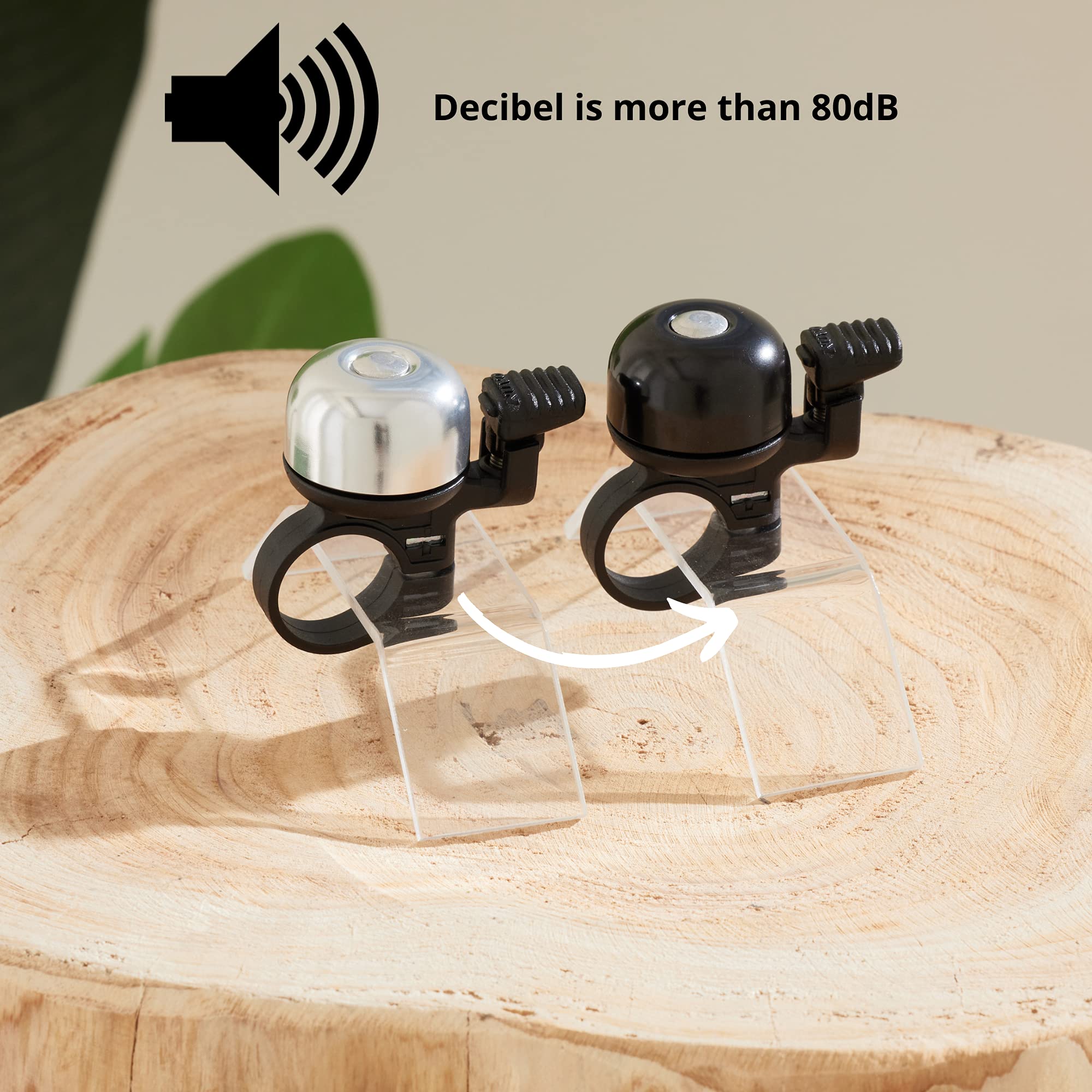 **N+1 Bike Bell - Loud & Clear Bicycle Bell for Road, Mountain, City, Sports, Cruiser & BMX Bikes - Perfect for Commuting, Cycling Safety & Outdoor Adventures**