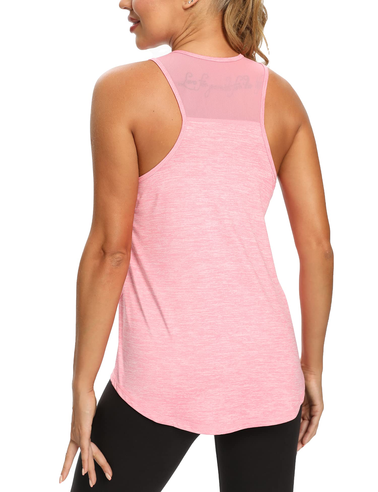 AEUUI Women's Racerback Workout Tank Top - Breathable Sleeveless Yoga Shirt for Running, Gym & Athletic Activities | Moisture-Wicking Fitness Apparel for Women