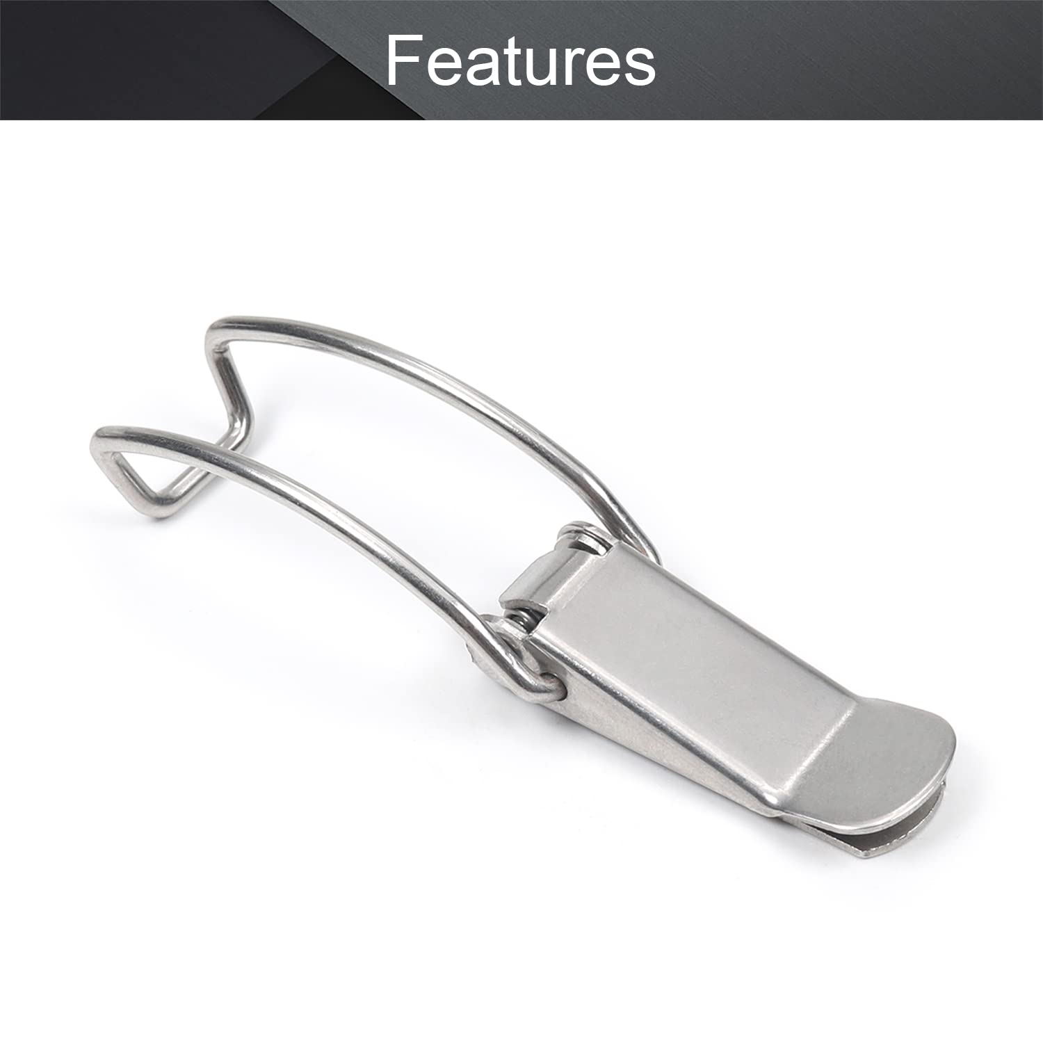 2PCS Spring-Loaded Toggle Latch 3.43