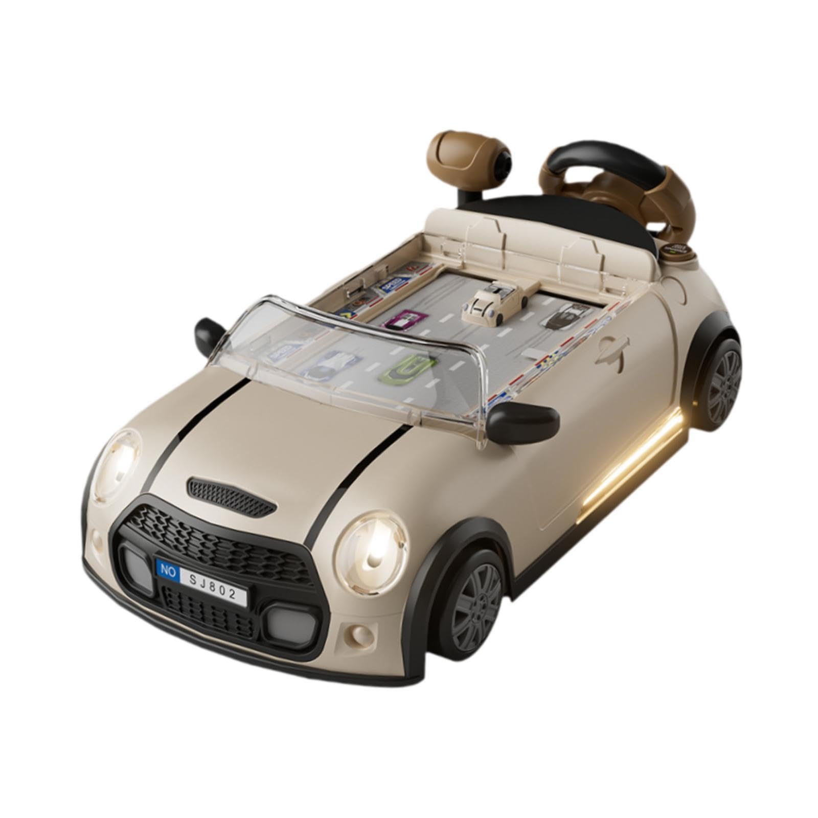 Luwecf Kids Steering Wheel Toy - Interactive Educational Driving Toy with Realistic Sounds for Toddlers & Preschoolers - Perfect for Pretend Play & Early Learning Development