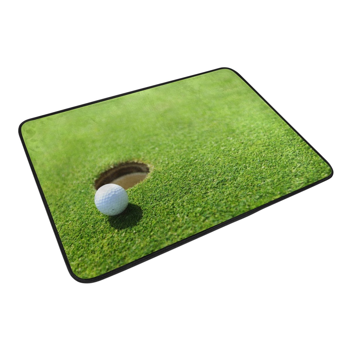 ALAZA Cute Golf Ball Design Doormat - Non-Slip Indoor/Outdoor Entrance Mat for Home, Bathroom & Patio - 23.6 x 15.7 Inch - Perfect for Golf Lovers & Home Decor
