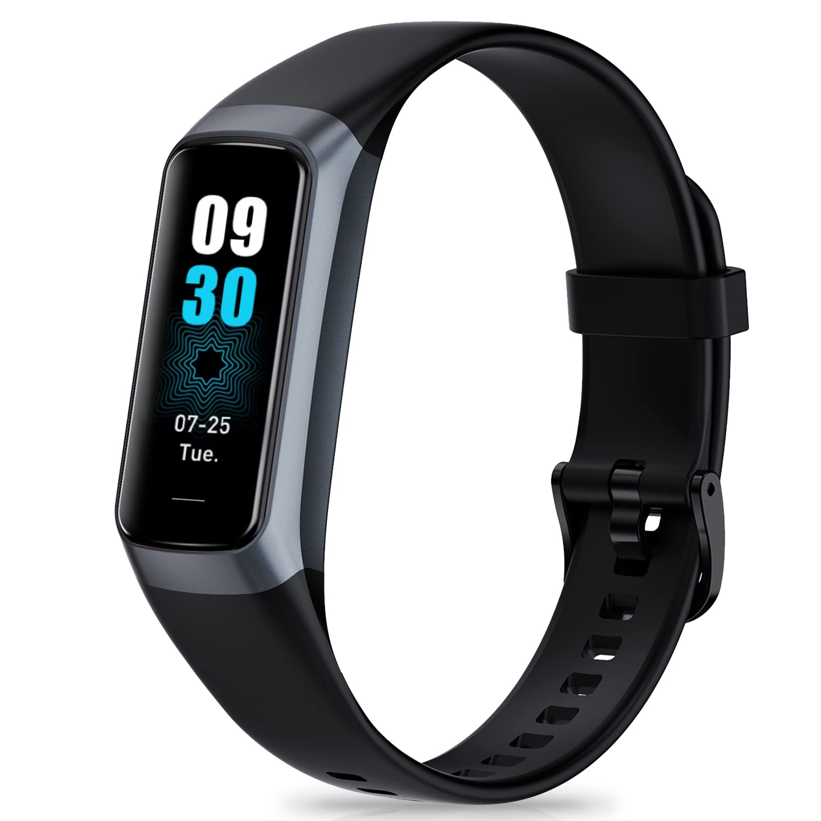 Smart Fitness Tracker with Heart Rate Monitor, Step Counter, Calorie & Sleep Tracking - 1.1'' AMOLED Touch Screen Activity Watch for Women, Men & Kids | Perfect for Gym, Running & Daily Health Monitoring