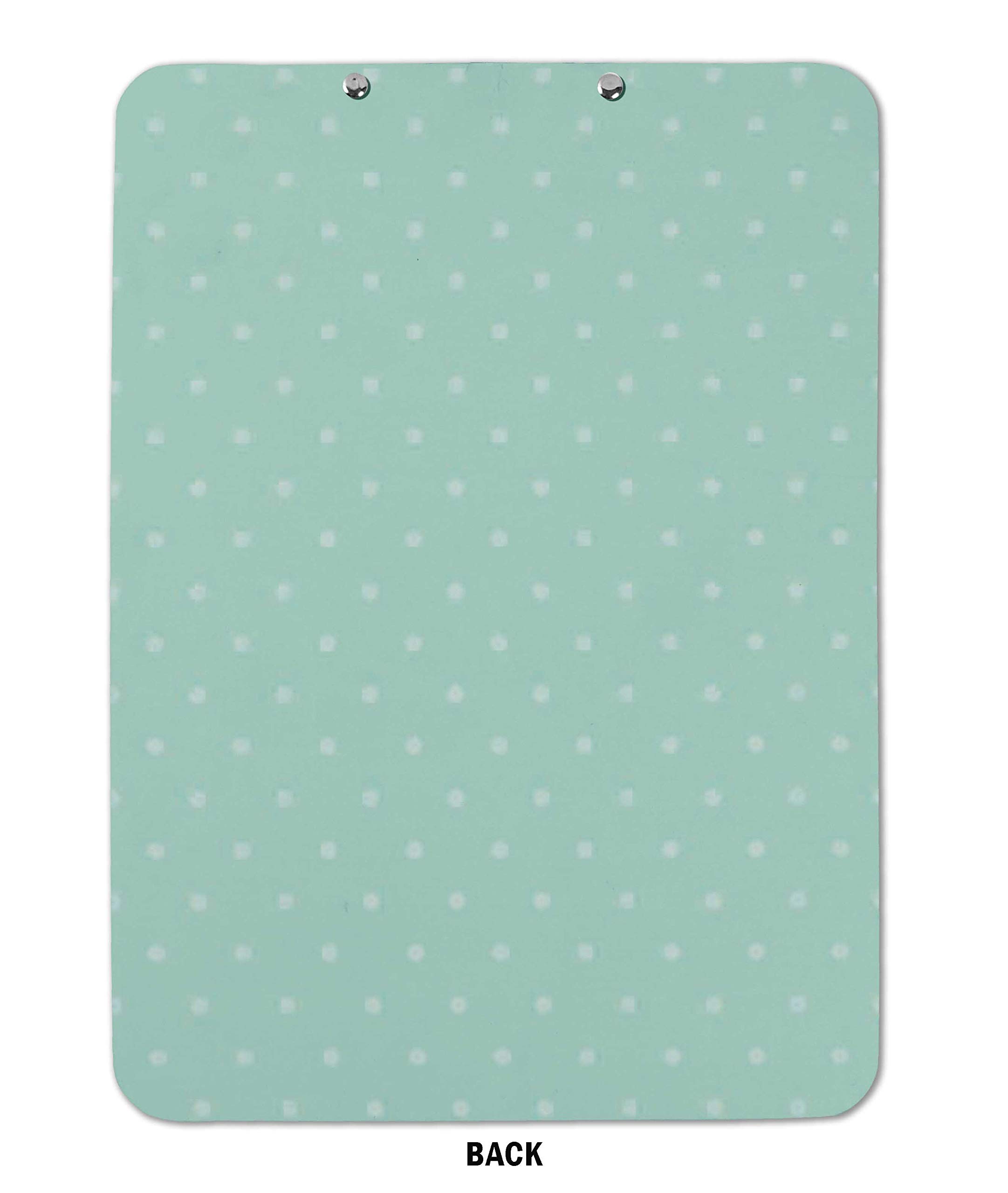 Double Sided Dry Erase Clipboard 9x12.5 - Free Marker & Duster for Office & School