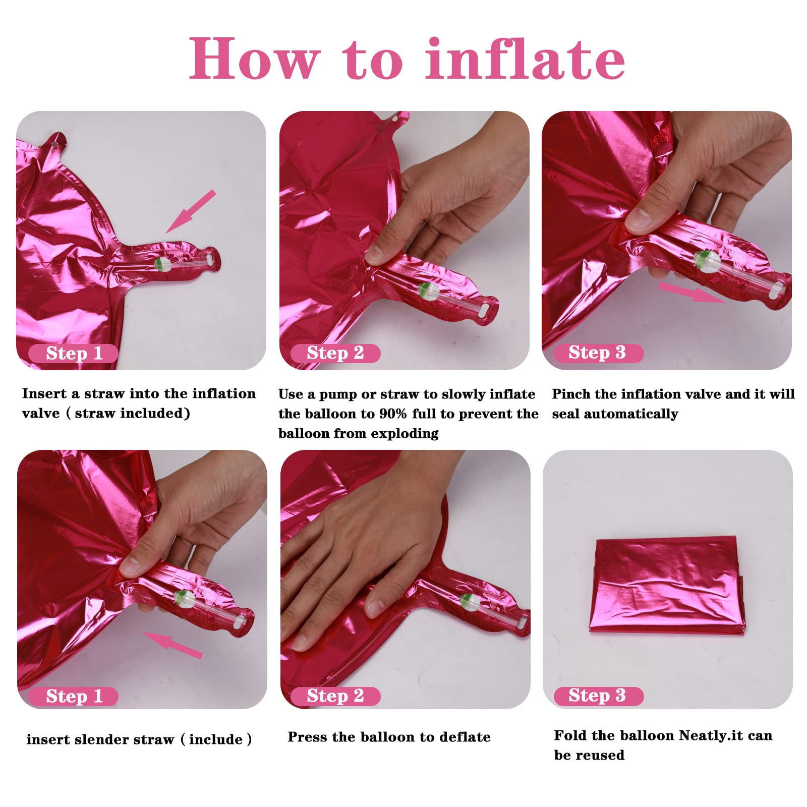 40 Inch Giant Hot Pink Number 10 Balloon - Helium Mylar Foil Birthday Balloons for 10th Birthday Party Decorations | Kids & Adults Anniversary Celebration Supplies (Ideal for Milestone Birthdays, Decade Anniversaries & Photo Backdrops)