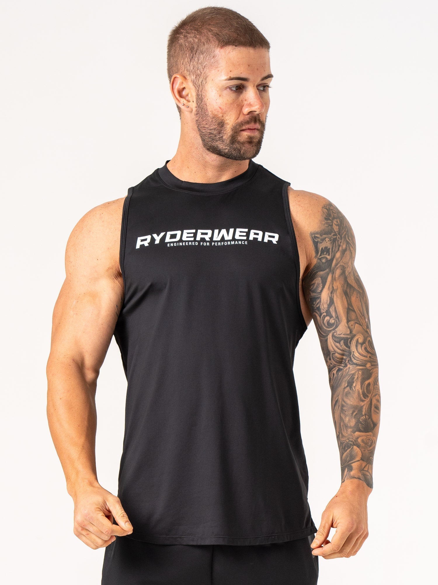 Energy Tank Top - Black | Women's Workout & Gym Essential | Perfect for Yoga, Running & Fitness