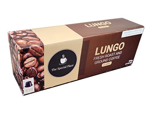 Premium Lungo Fresh Roast & Ground Coffee Capsules - Rich Aroma & Bold Flavor | Perfect for Morning Boost, Office Break & After-Dinner Relaxation
