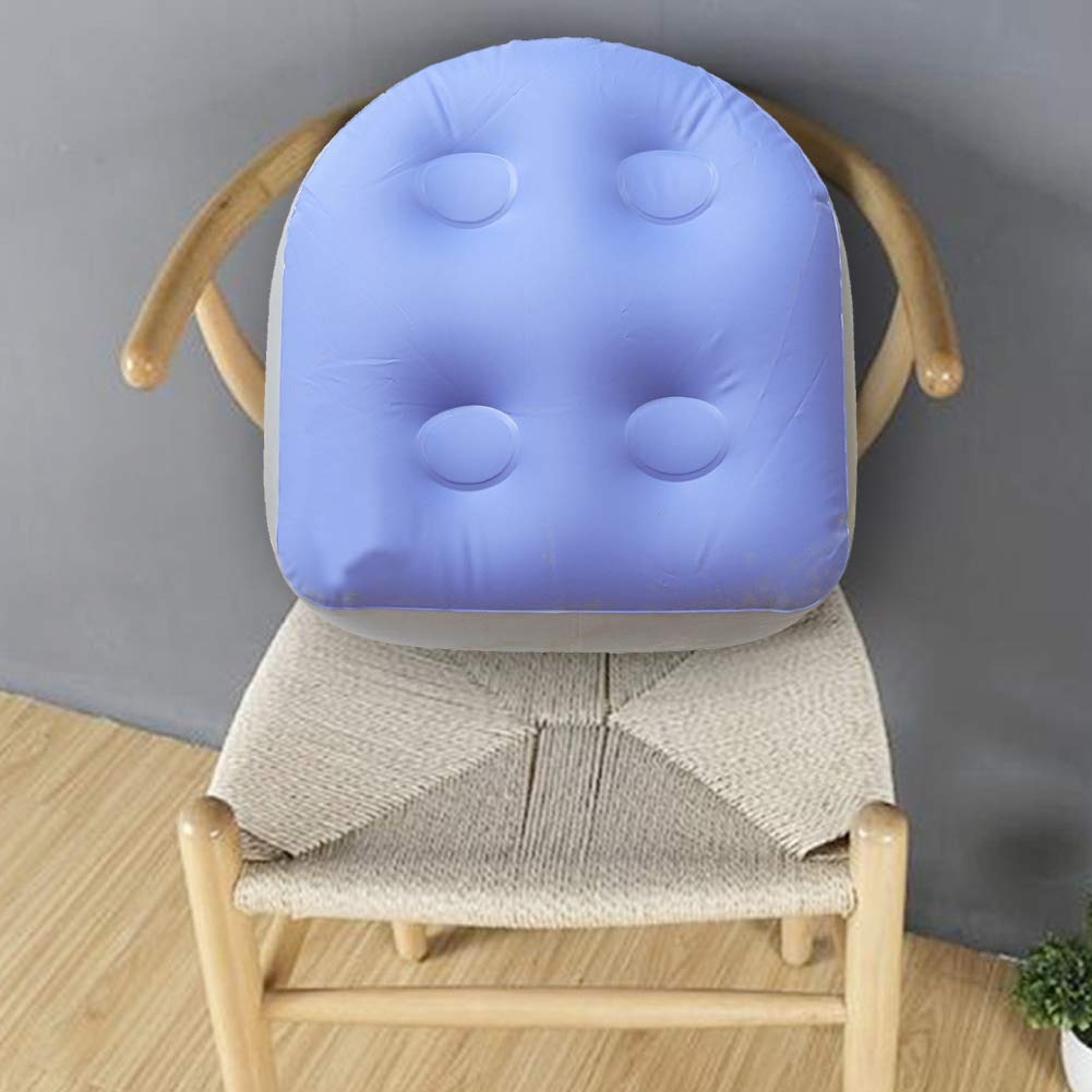 **Inflatable Spa & Hot Tub Booster Seat with Suction Cups - Waterproof Bathtub Massage Mat for Back Support - Soft & Safe Inflatable Cushion for Relaxation & Hydrotherapy**    *(Perfect for Home Spas, Jacuzzis, Bathtubs & Pool Relaxation - Enhances Comfort & Safety During Hydrotherapy Sessions)*