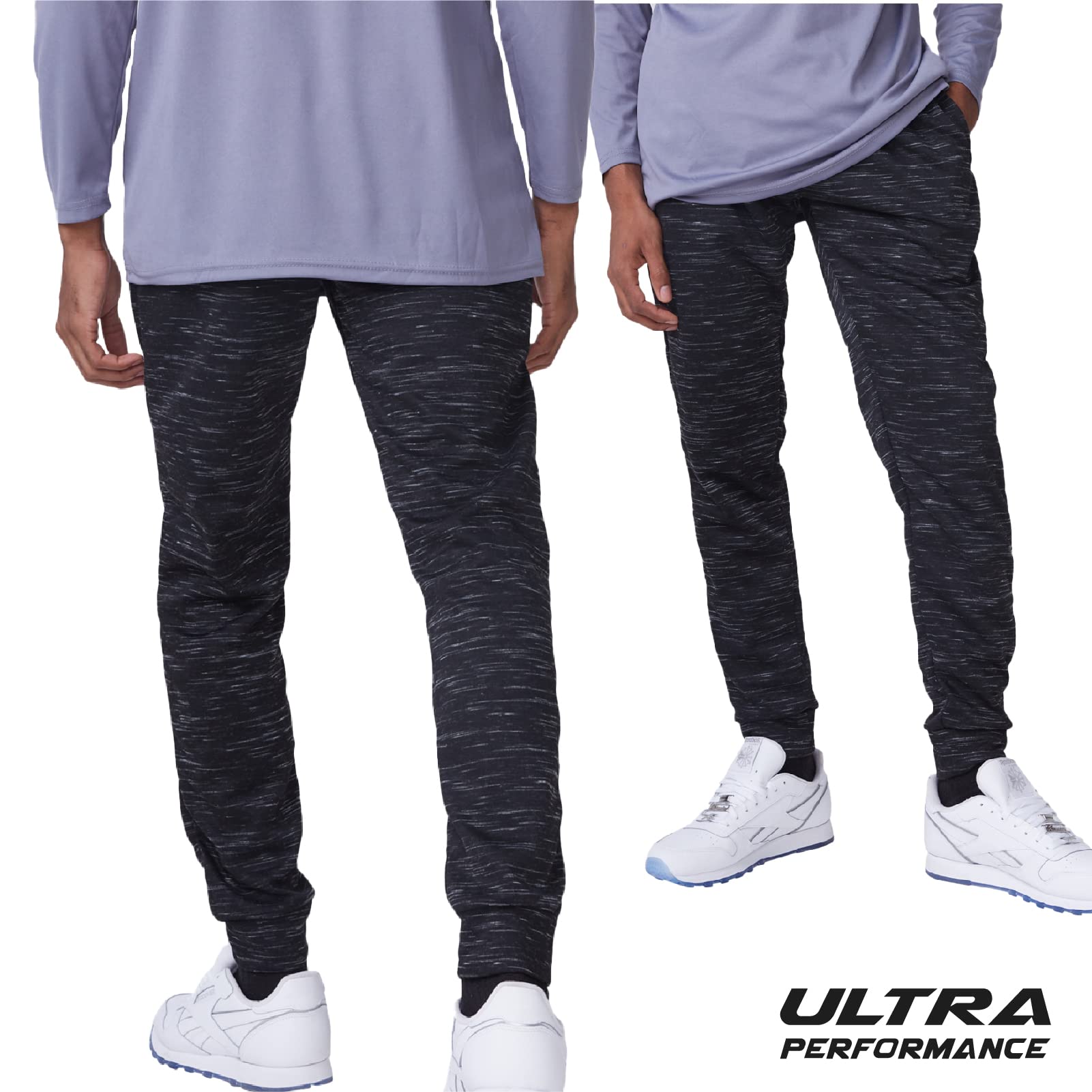 Men's Joggers 3-Pack - Athletic Sweatpants with Pockets for Gym & Lounge