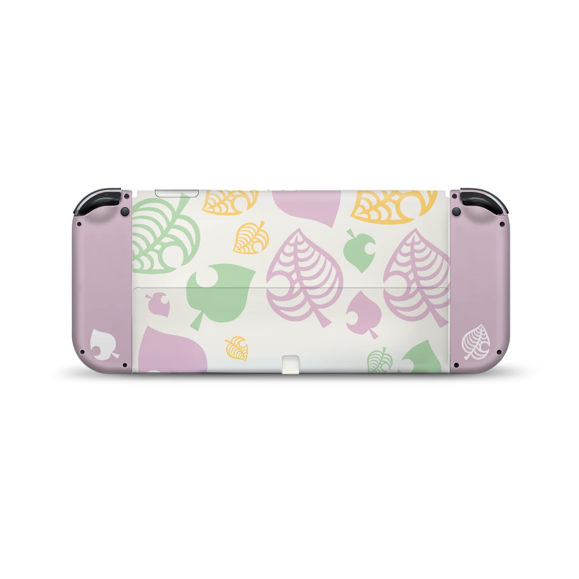 Premium 3M Vinyl Full Wrap Decal Skin for Nintendo Switch OLED - Cute Pastel Design, Non-Slip Grip & Scratch Protection | Perfect for Gaming, Travel & Customizing Your Console