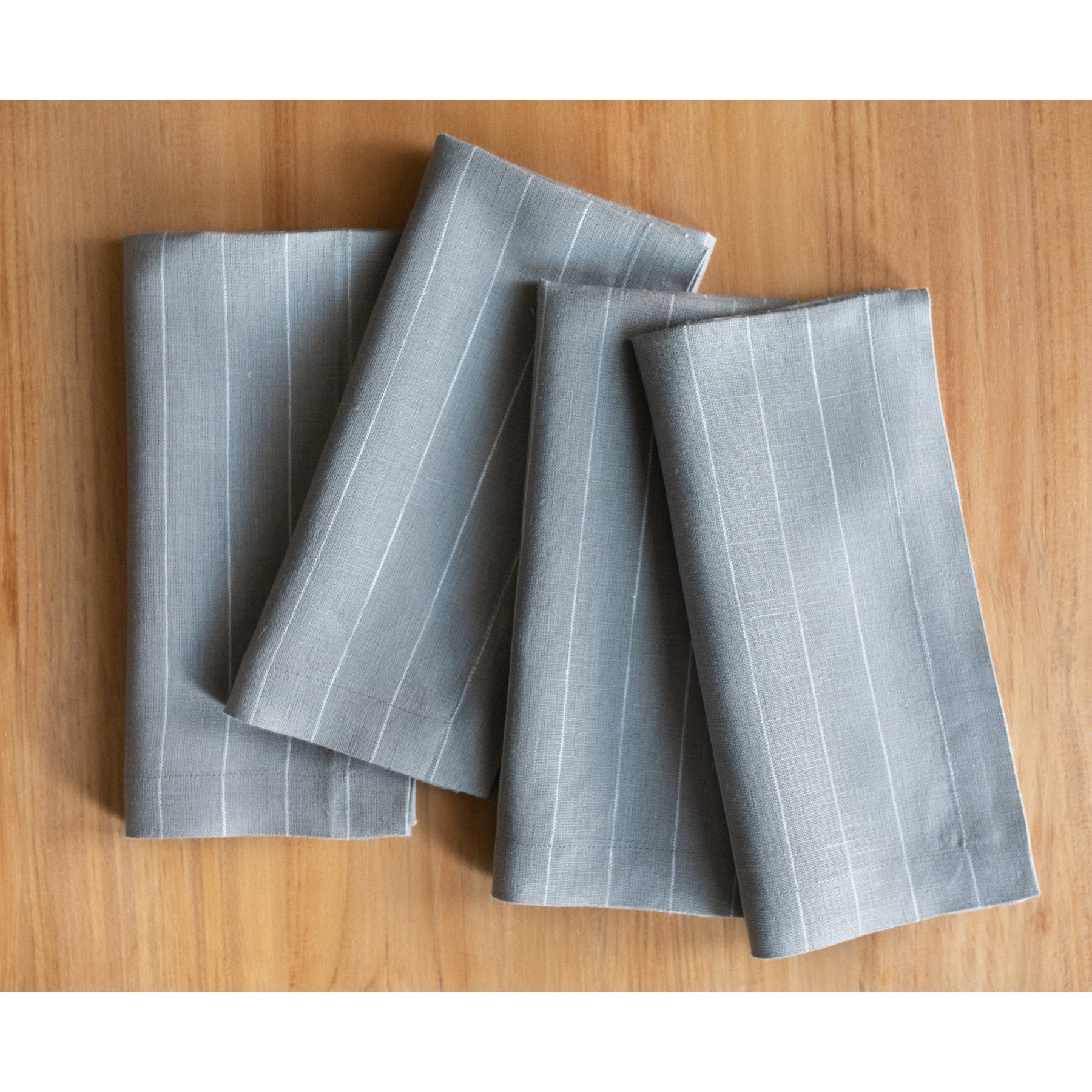 Light Natural and Black Pinstripe