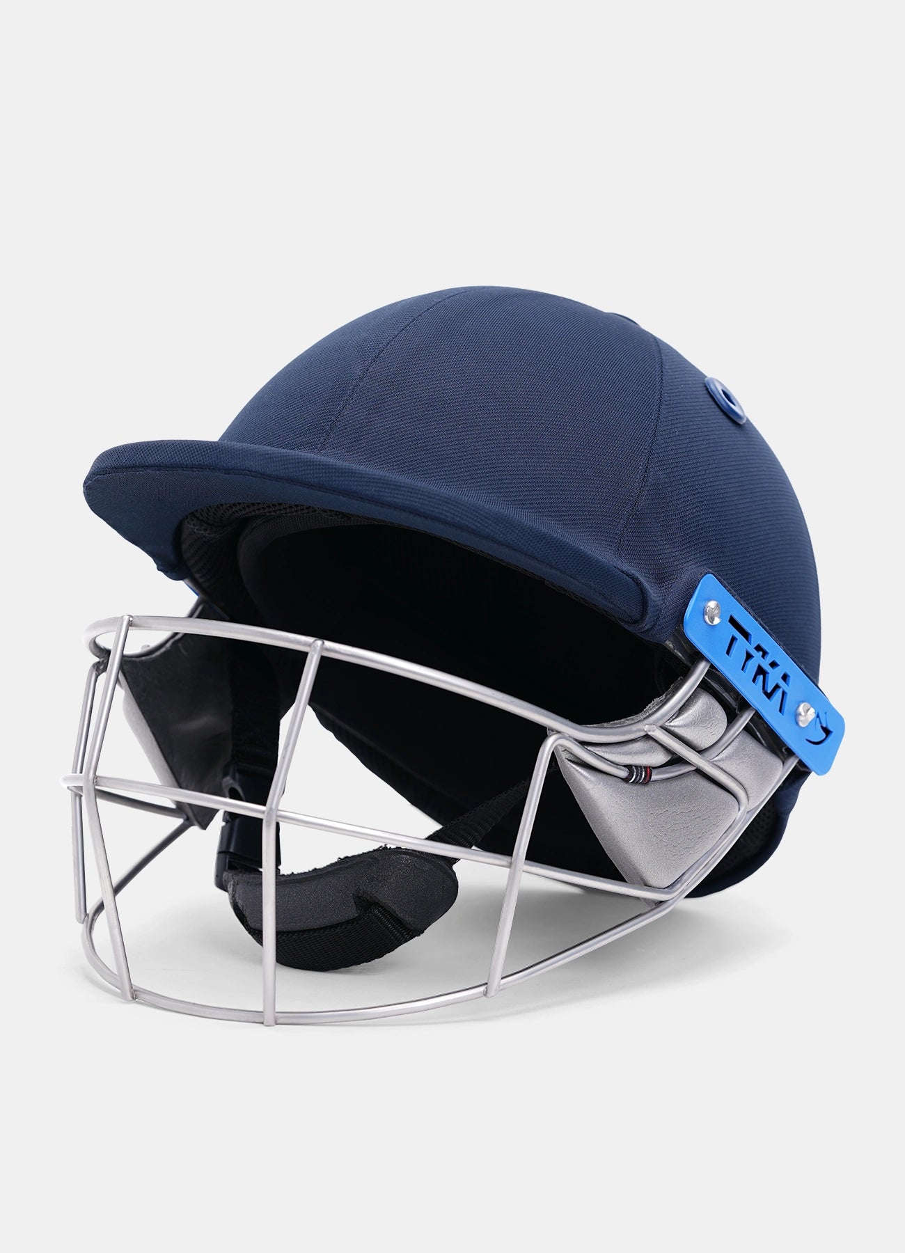 TYKA Adjustable Adult Cricket Helmet with Stainless Steel Grille - Perfect for Cricket Practice & Matches