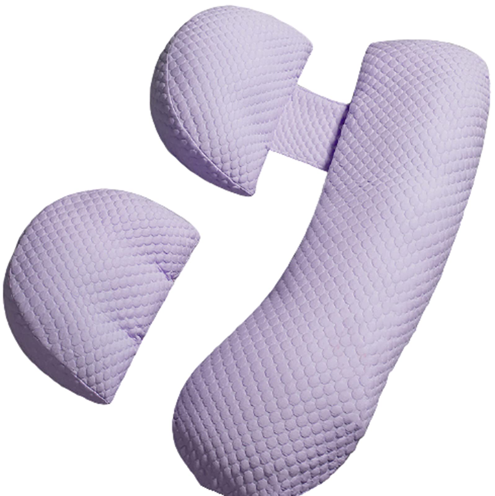 **H-Shaped Pregnancy Pillow with Removable Cotton Cover – Full Body Maternity Support for Back, Belly, Hips & Legs – Comfortable Sleeping Aid for Pregnant Women (Perfect for Side Sleepers & Postpartum Recovery)**