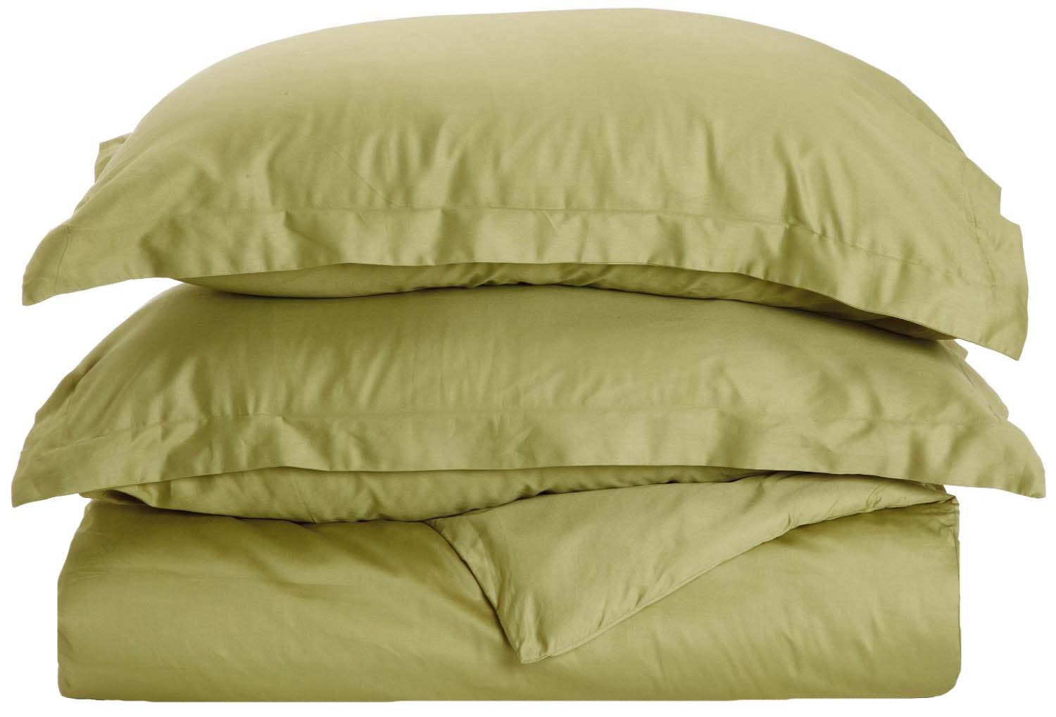 300 Thread Count Solid & Floral Cotton Duvet Cover Set - All Season Soft Bedding for Master Bedroom, Guest Room & Vacation Homes