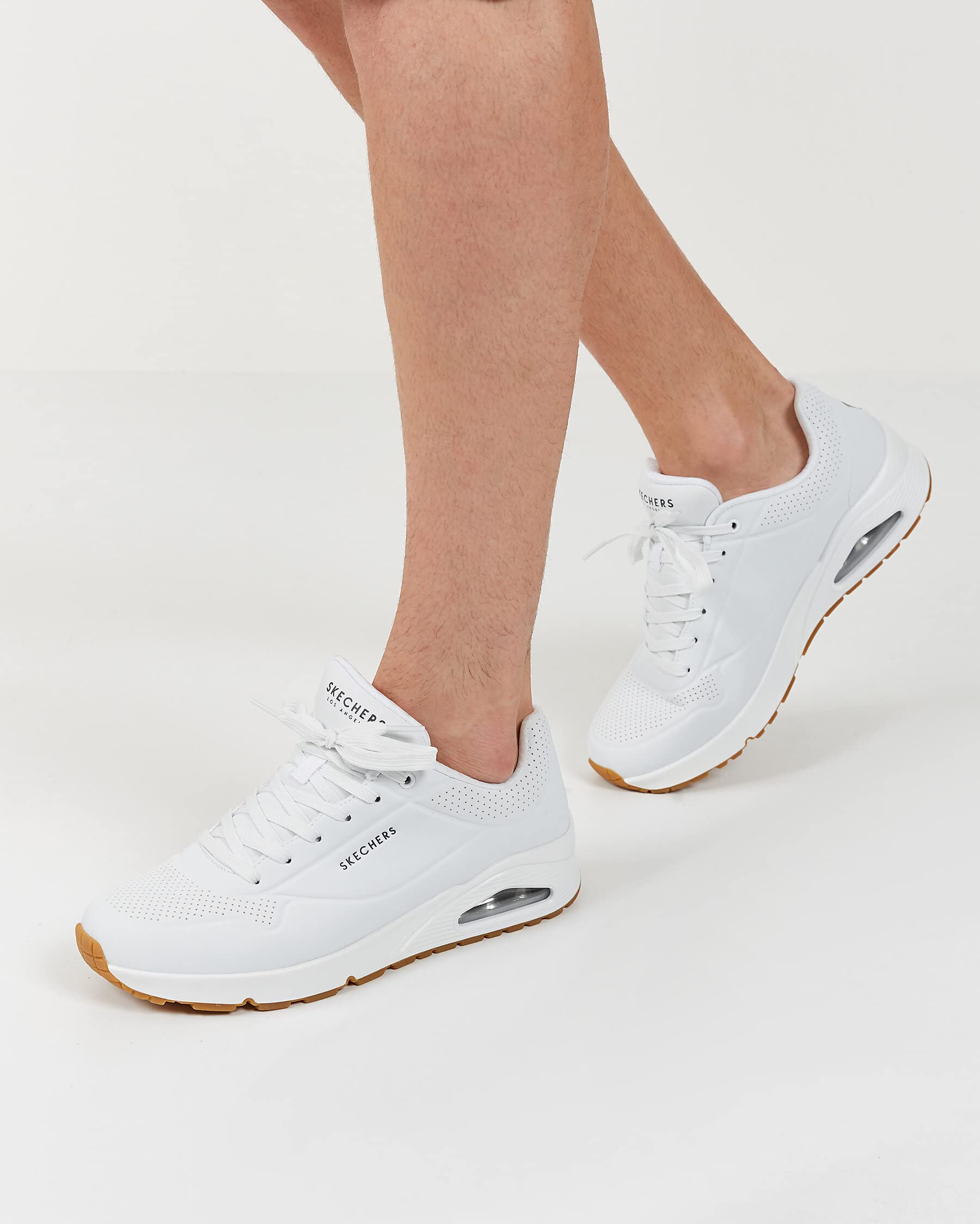 Skechers Men's Uno-Stand On Air Sneakers - Lightweight Walking Shoes for Men with Air-Cooled Memory Foam - Perfect for Running, Gym Workouts & Casual Wear