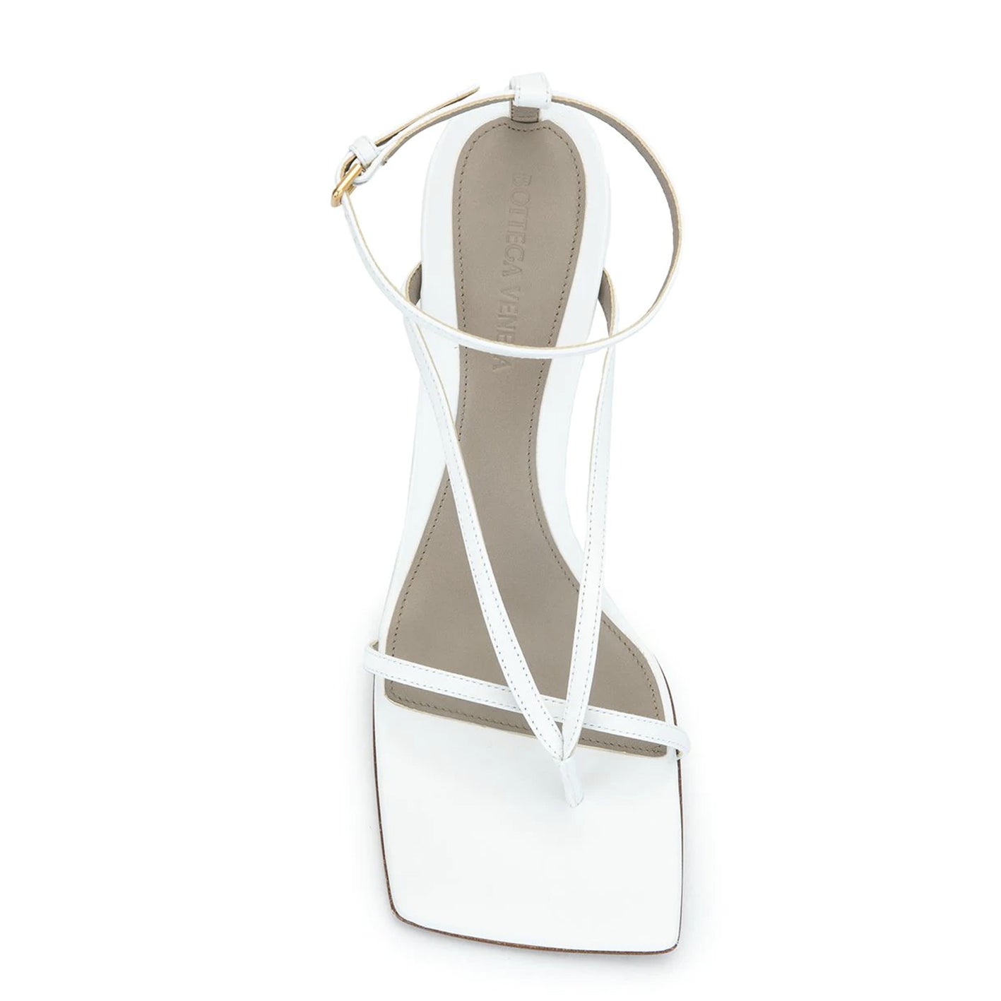 Stretch Square Sandal 90 - Women's Comfortable Slip-On Shoes in Optic White | Perfect for Casual Wear, Beach Outings & Summer Fashion