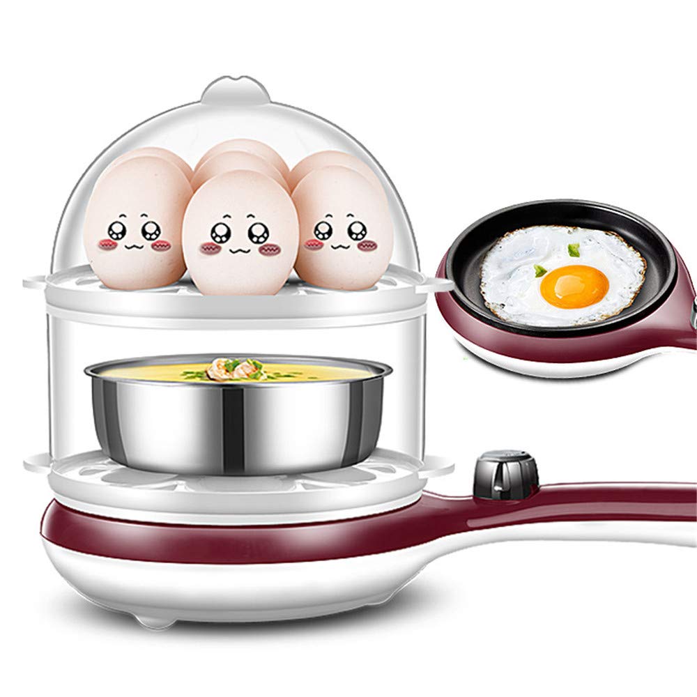 ZJDU 350W Electric Egg Cooker - Automatic Shut Off, 14 Egg Capacity, White Egg Steamer & Boiler for Perfect Hard/Soft Boiled Eggs - Ideal for Breakfast, Meal Prep & Keto Diet