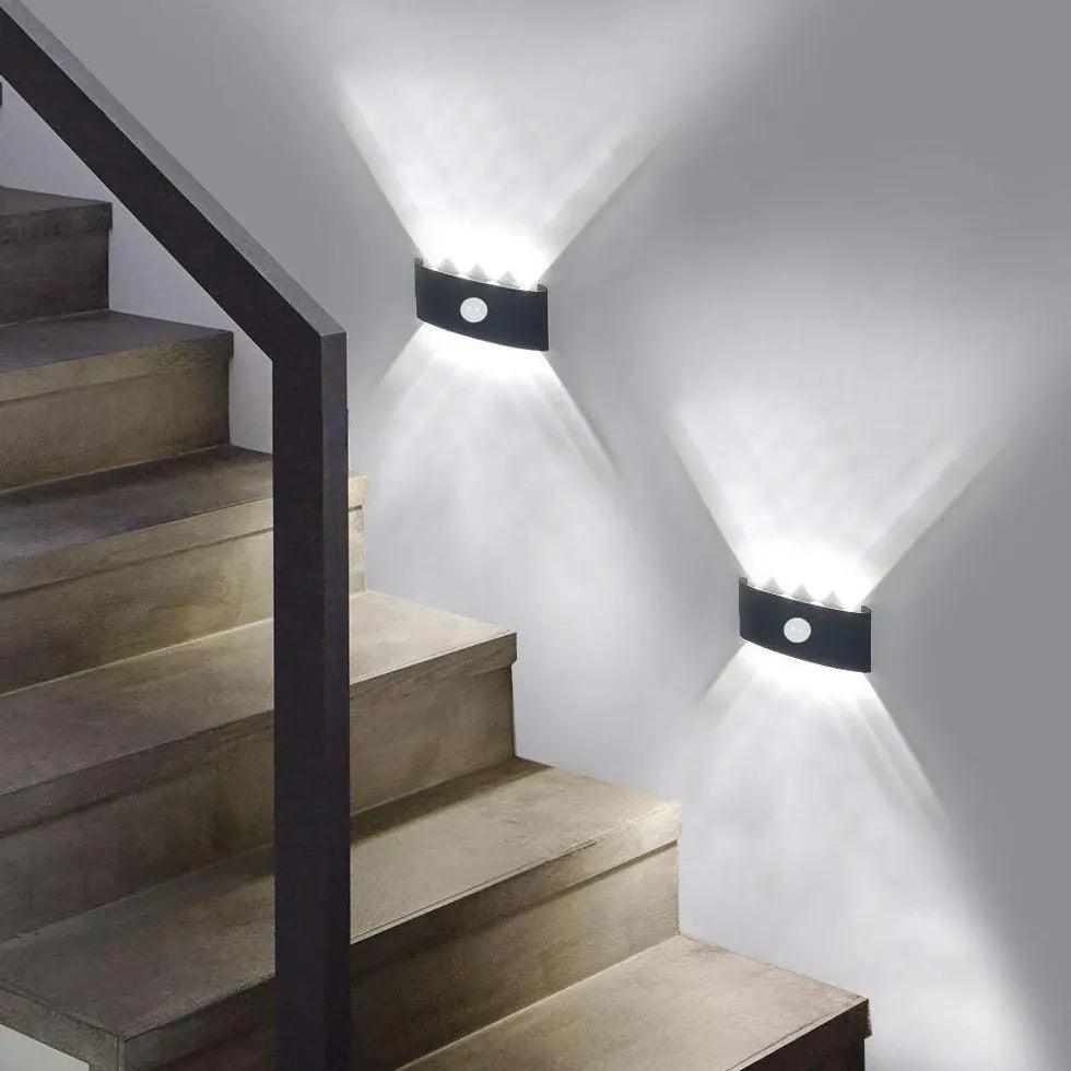 Motion Sensor LED Outdoor Wall Lights - Waterproof Up and Down Lighting for Porch, Garden, Pathway | Energy-Efficient Security Light for Home & Commercial Use