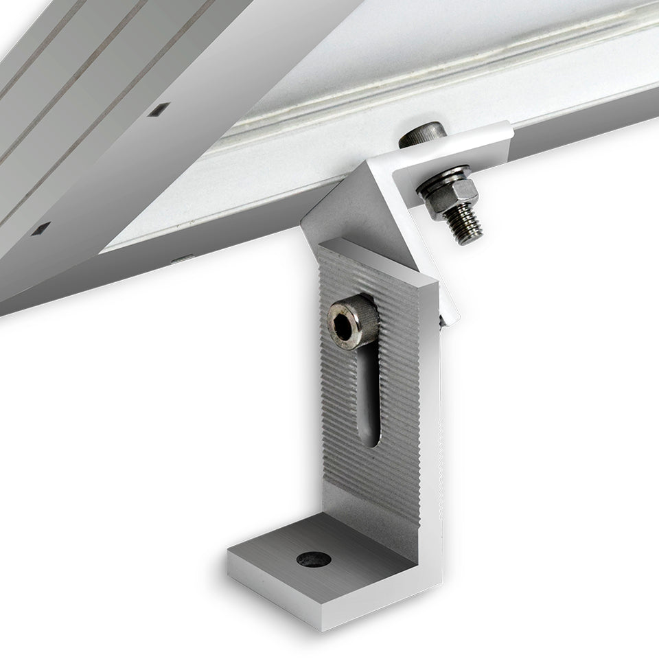 Renogy 100W Solar Panel Flat Roof Tilt Mount Kit - Adjustable Angle for Maximum Sun Exposure | Perfect for RV, Boat, Shed & Off-Grid Power Systems
