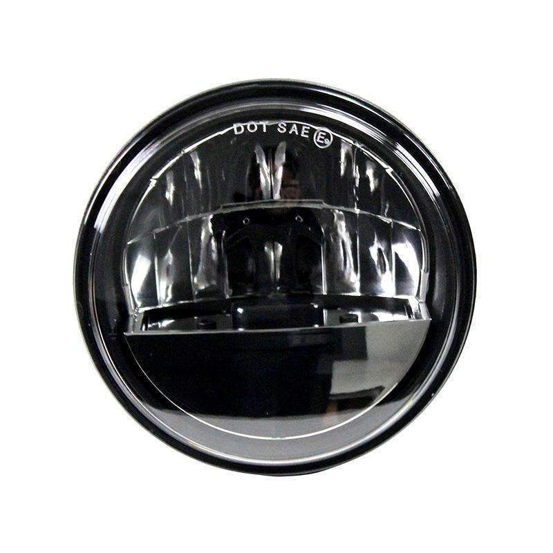 Eagle Lights Complex Reflector Series 7 Round LED Headlight with LED Passing Lights for Harley Davidson Motorcycles - High Visibility for Night Riding & Cruising
