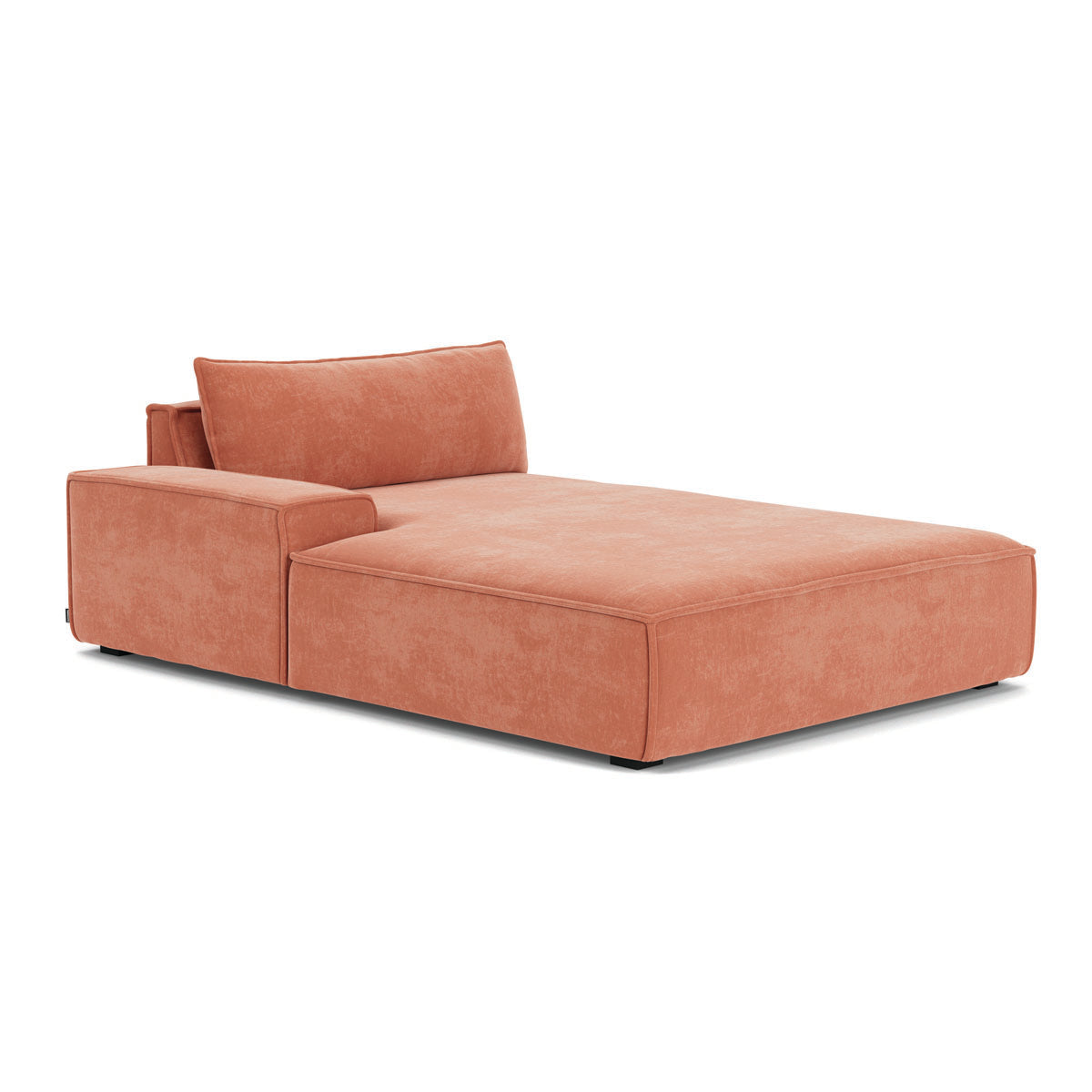 Daphne Fabric 1-Seater Left Chaise Modular Sofa - Modern Living Room Furniture for Small Spaces & Apartments
