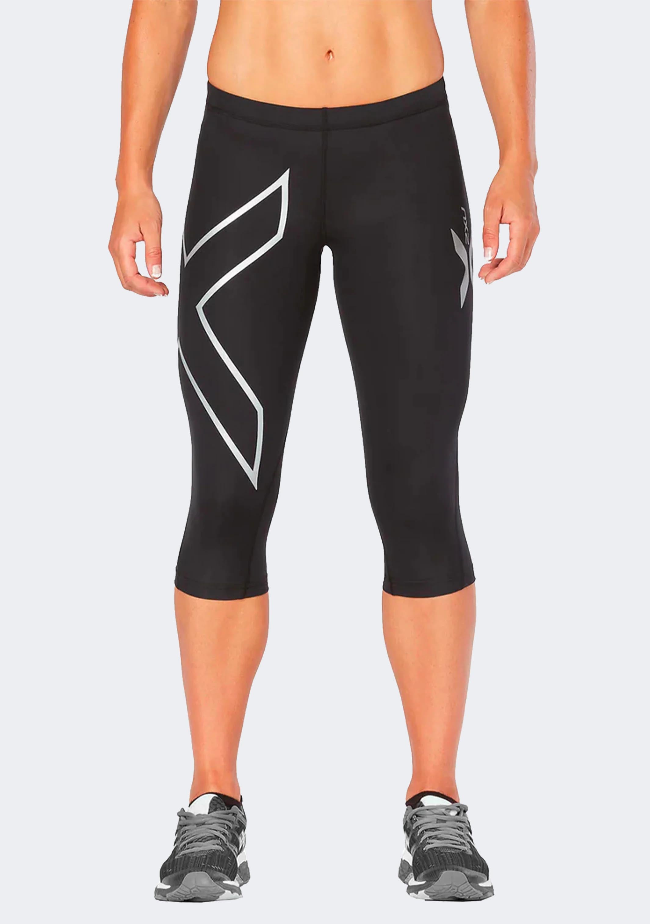 2XU Women's 3/4 Compression Tights - High Performance Running & Workout Leggings for Athletes & Fitness Enthusiasts - Perfect for Gym, Yoga & Marathon Training