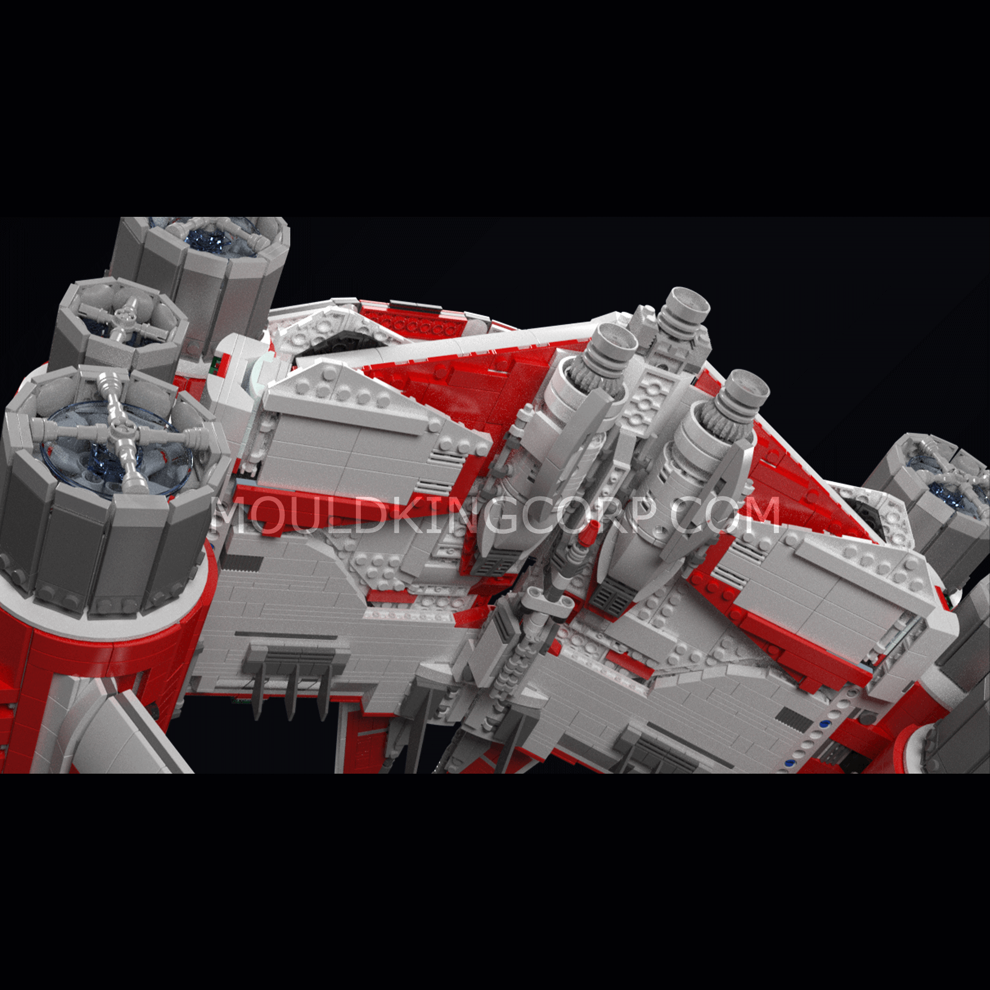 Mould King 21047 Interstellar Ring Fighter Model Building Set - 6,003 Piece Space-Themed Construction Kit for Adults & Teens | Perfect for STEM Learning, Gift Giving & Sci-Fi Enthusiasts