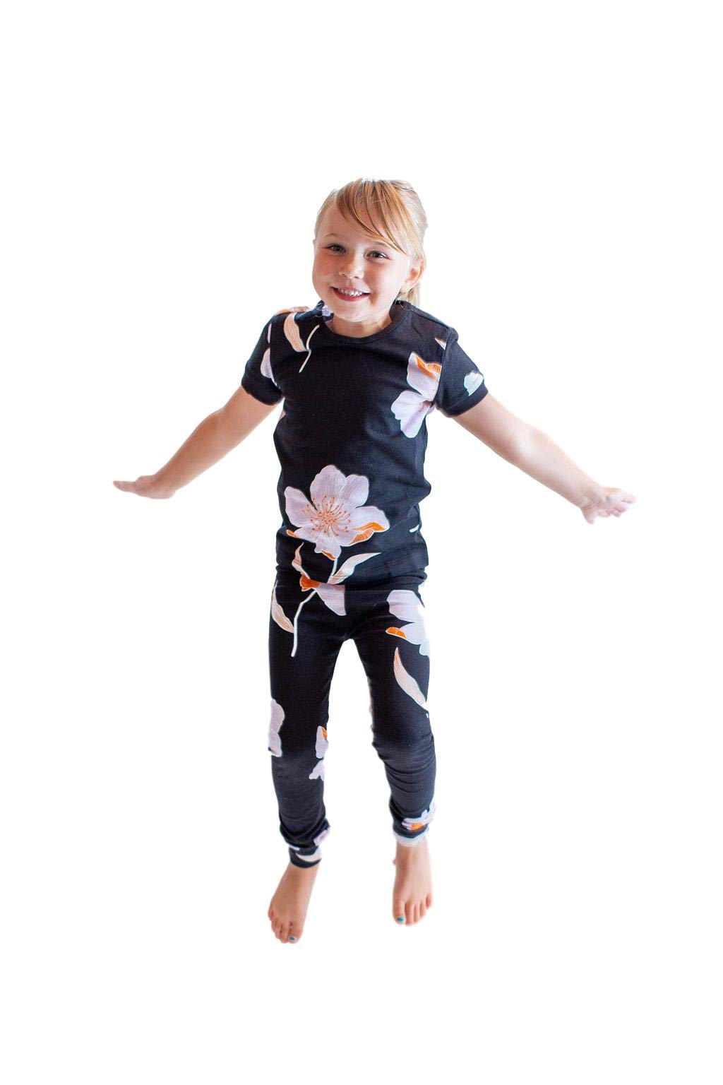 Matching Mom and Big Sister Pajama Set with Swaddle Blanket - Mommy & Me Family Pajamas (Large/3T, Willow Floral) - Perfect for Family Photos, Christmas Matching Outfits & Cozy Sleepwear