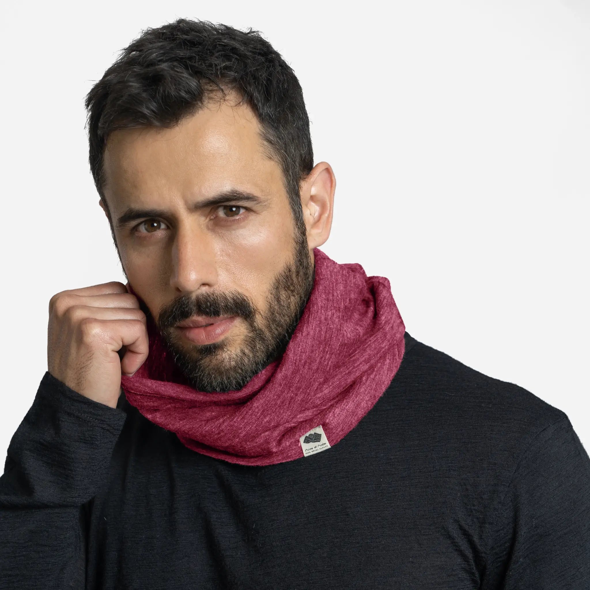 Alpaca Wool Neck Gaiter - 160 Ultralight Winter Scarf for Men & Women - Perfect for Skiing, Hiking, and Outdoor Activities