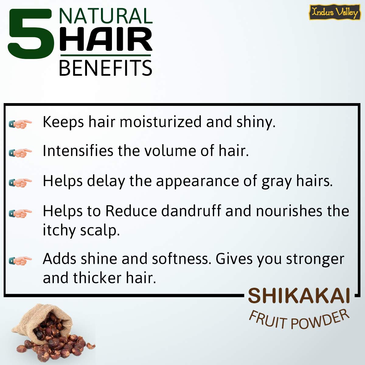 Indus Valley 100% Organic Hair & Skin Care Combo - 3 Pack Amla, Shikakai & Reetha Powder for Natural Hair Conditioning & Scalp Care | Ayurvedic Treatment for Shiny Hair Growth | Perfect for DIY Hair Masks & Natural Beauty Routines