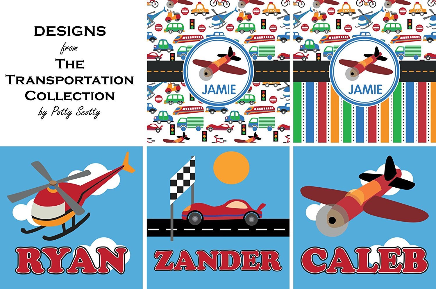 Personalized Transportation & Stripes Tissue Box Cover - Custom Car & Road Themed Home Decor for Living Room, Bedroom, or Office - Perfect Gift for Car Lovers & Home Organizing