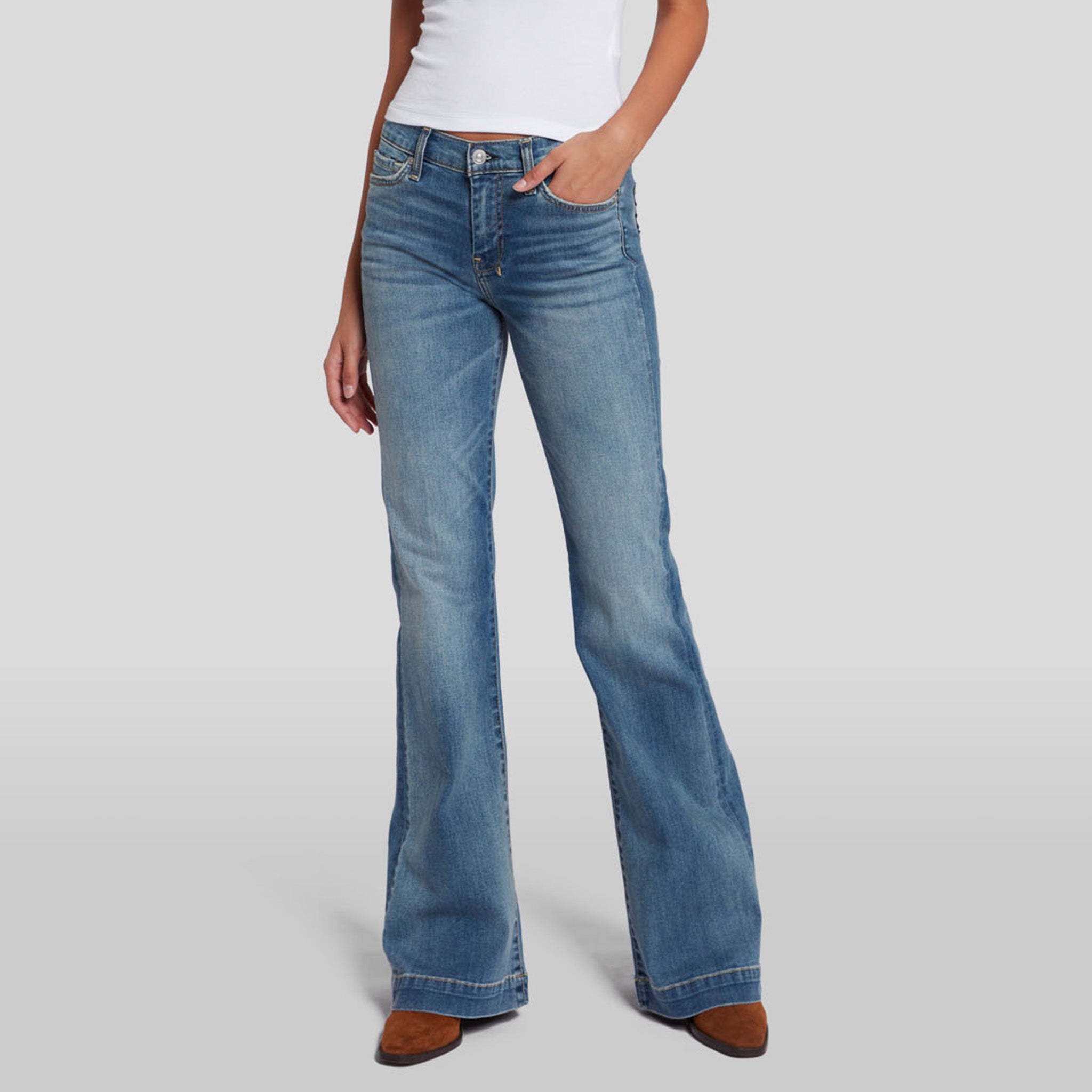 7 For All Mankind Women's Size 36 DLU Dojo Skinny Jeans - Stylish Slim Fit Stretch Denim Pants for Casual Wear & Night Out