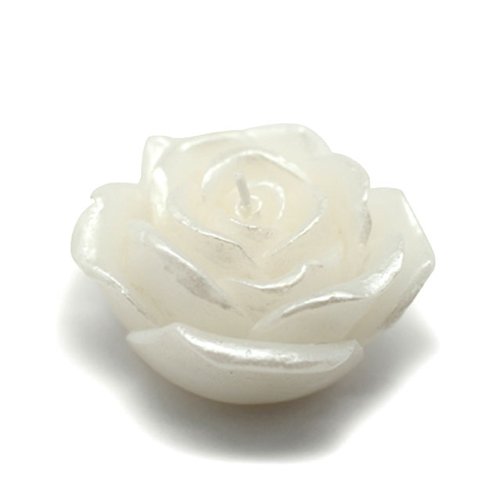Jeco 3 Inch White Rose Floating Candles - Bulk Pack of 144 for Weddings, Parties & Spa Decor - Unscented Tea Light Candles for Centerpieces, Bathtubs & Pool Events