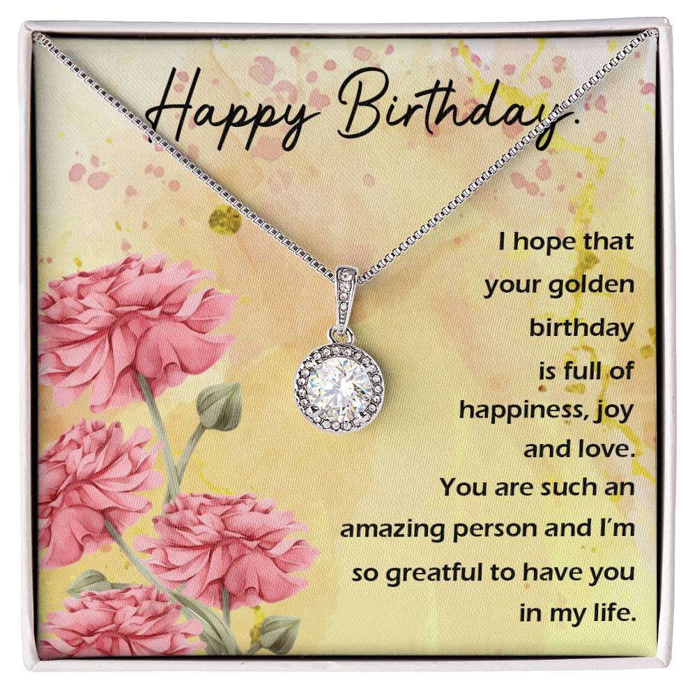 Birthday Gifts for Women - Personalized Necklace Jewelry with Message Card - Perfect Gift for Wife, Girlfriend, Best Friend - Great for Anniversaries, Valentine's Day & Special Occasions