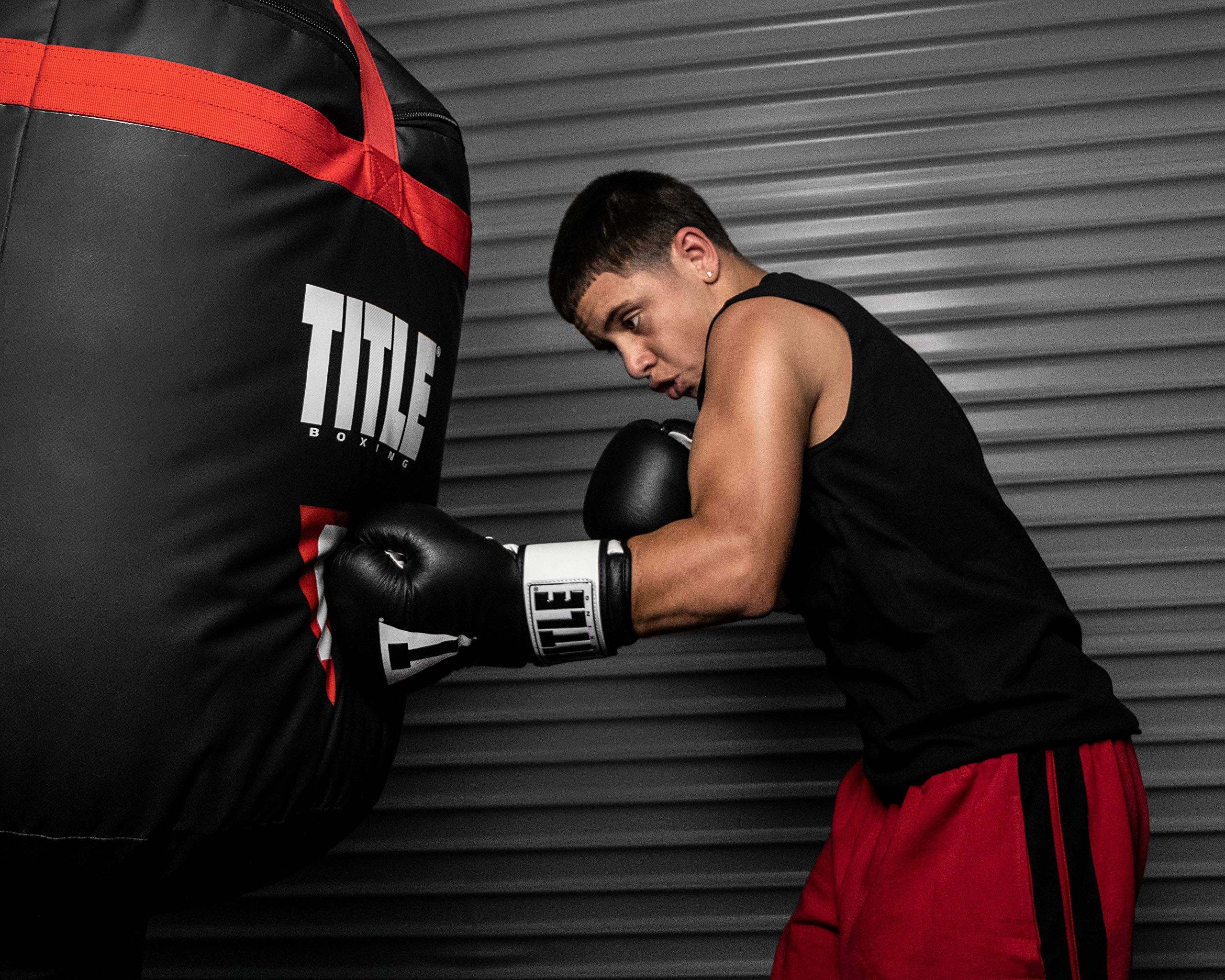 TITLE Boxing Premier Leather Super Bag Gloves 2.0 - Premium Leather Training Gloves for Men & Women | Heavy Bag, Punching Bag, Kickboxing & MMA | Ideal for Boxing Training, Fitness Workouts & Martial Arts Practice
