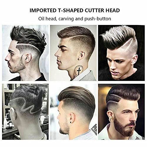 Professional Hair Clipper Kit for Men & Kids - USB Rechargeable Cordless Hair Trimmer with 4 Attachments | Home Barbering, DIY Haircuts, Beard & Mustache Grooming