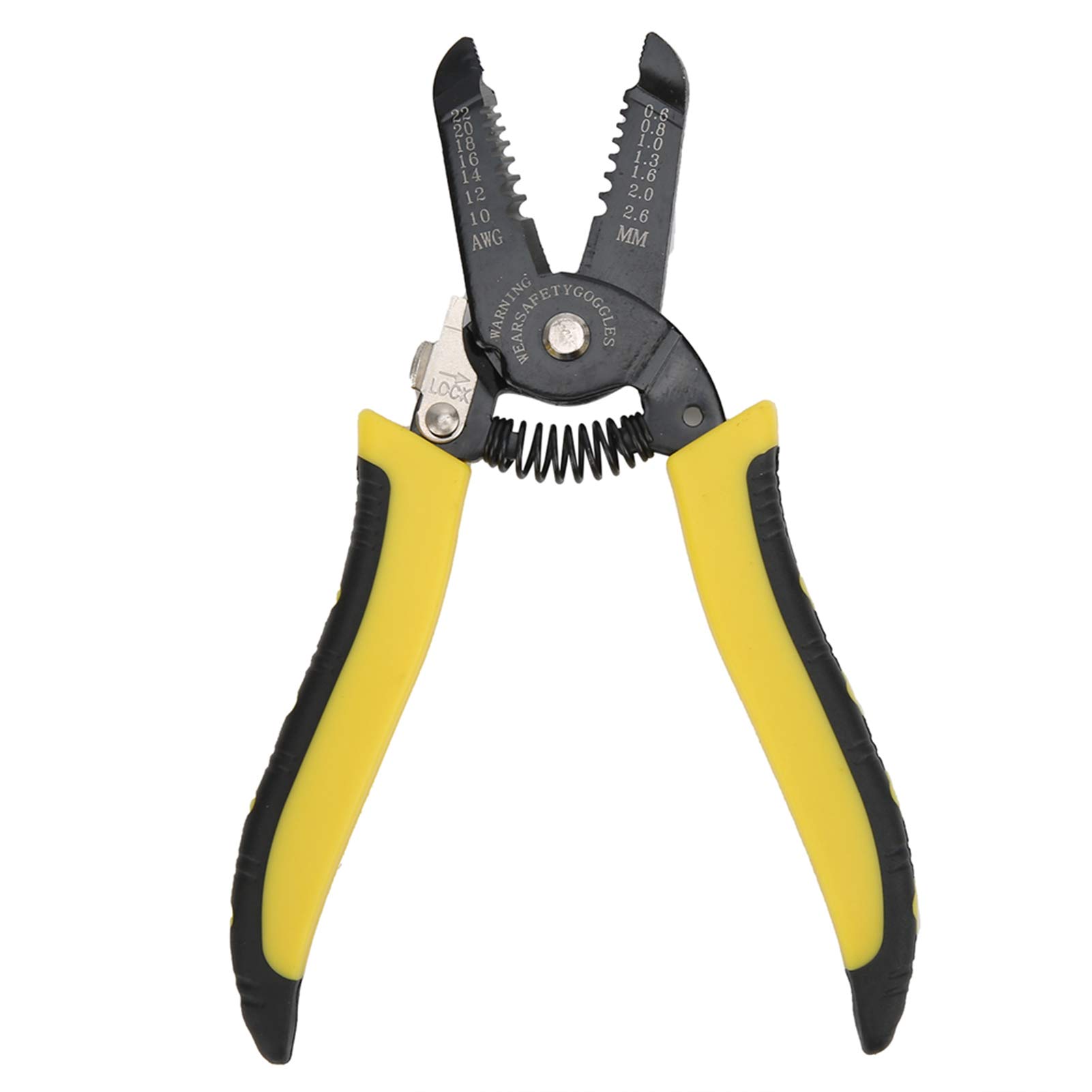 Multi-Functional Cable Stripper HS-1041C - Professional Wire Stripping Tool with Tool Steel Blade for Electricians & DIY Projects - Perfect for Electrical Work, Home Repairs, and Cable Installation