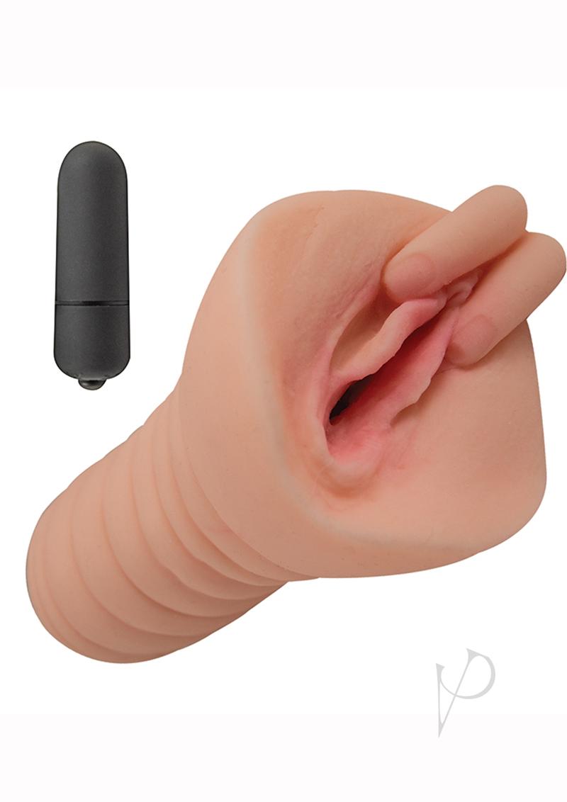 Premium Vibrating Masturbator for Men - Realistic Pussy Stimulator with Vanilla Scent - Enhance Solo Pleasure & Intimate Moments