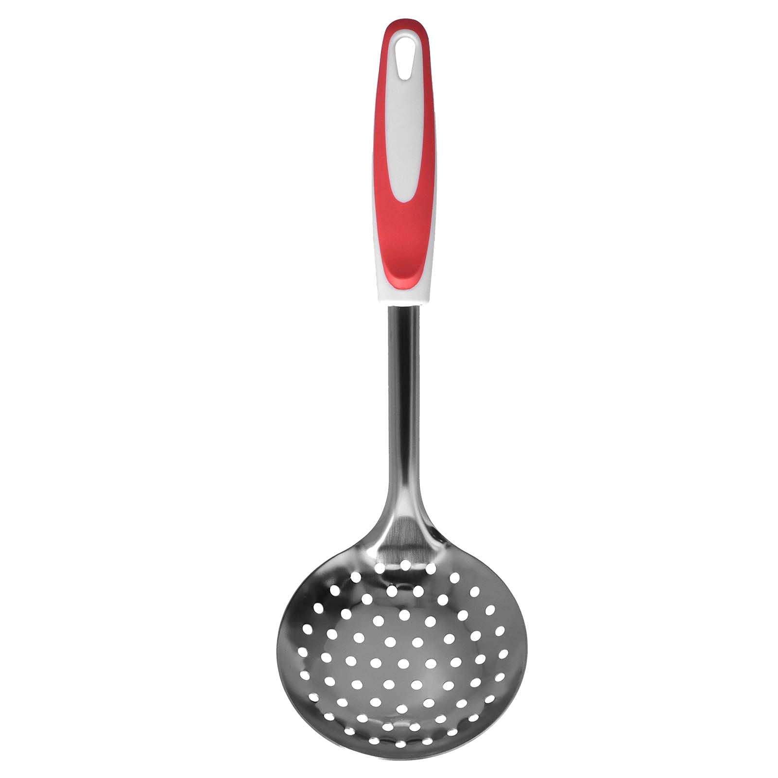 Premium Stainless Steel Thickened Strainer Spoon - Non-Slip Handle, Reusable Colander Spoon for Cooking, Serving Pasta, Soup & Vegetables - Perfect for Home Kitchens & Restaurants