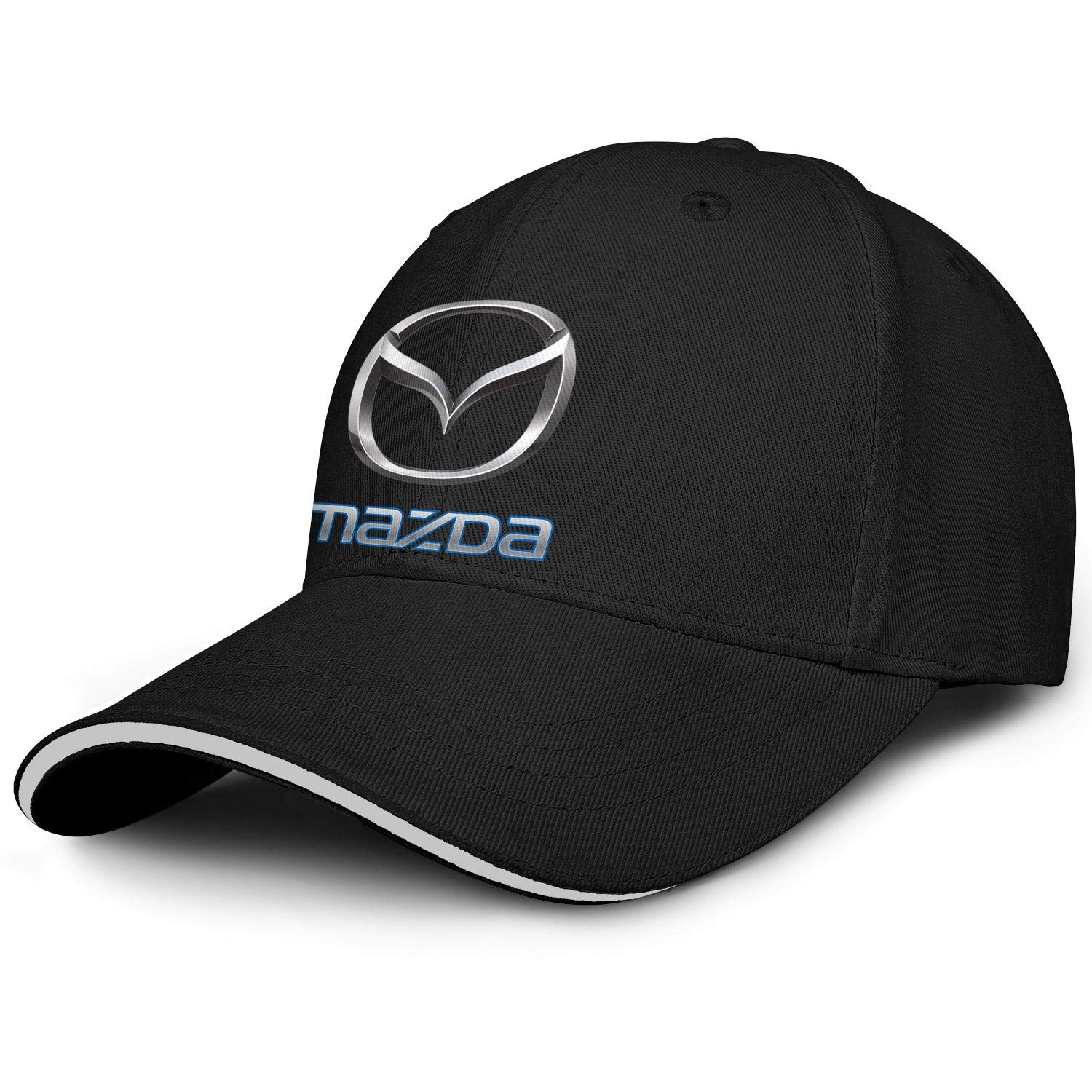 Unisex Mazda Logo Snapback Golf Hat - Adjustable One Size Fits Most for Men & Women - Perfect for Golfing, Driving, and Outdoor Sports
