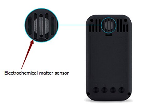 JQ10 Portable Formaldehyde Detector - Accurate Air Quality Tester (0-3mg/m³) for Home, Office & Car - Indoor Air Pollution Monitor for Safety & Health Protection