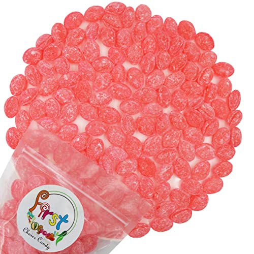 FirstChoiceCandy Sugar Sanded Drops - Hard Candy Bulk (Watermelon Flavor, 2 LB Bag) - Perfect for Parties, Gifts & Candy Buffets