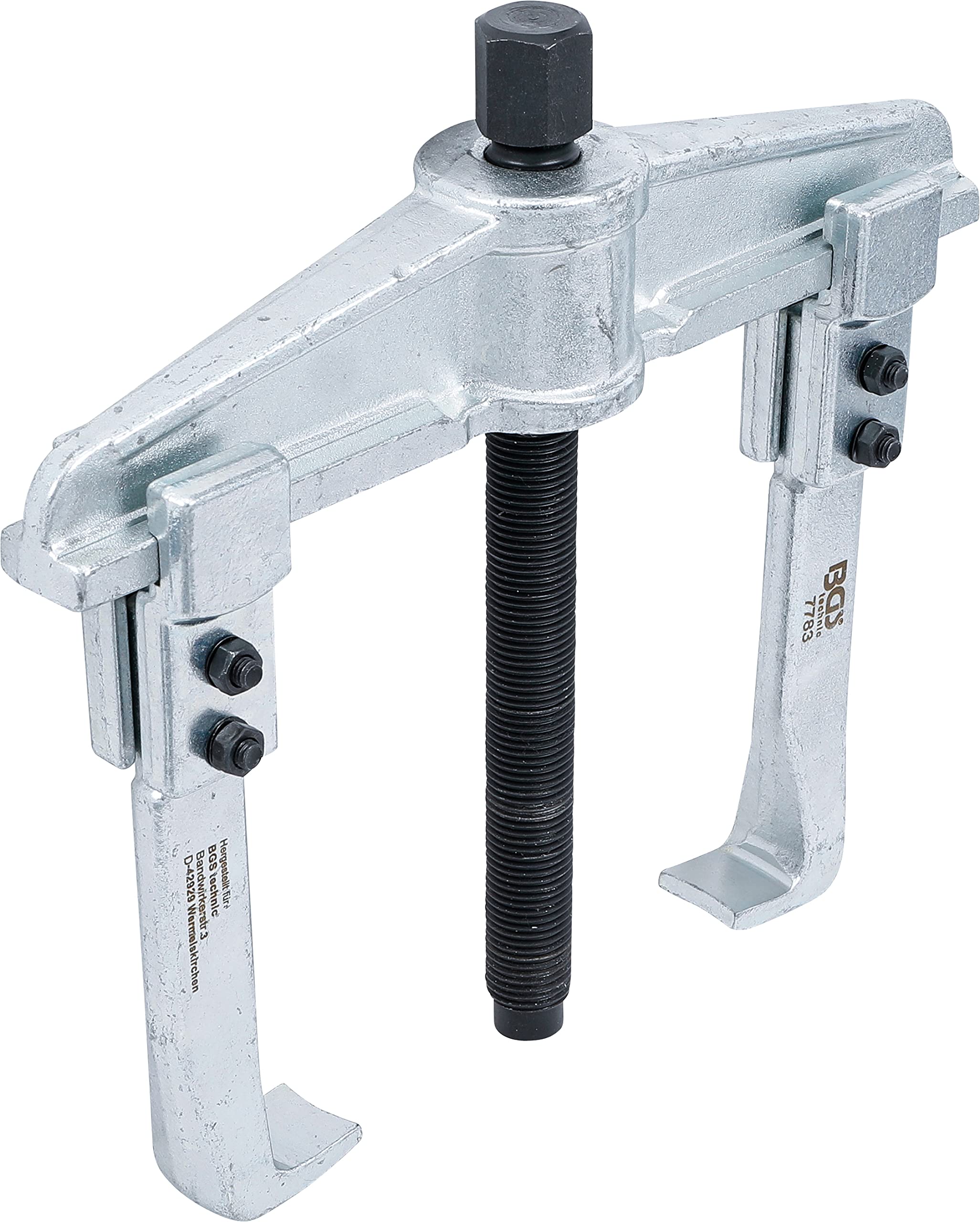 BGS 7783 Parallel Puller - Fine Thread 2-Legs (40-200mm) | Heavy Duty Bearing Removal Tool for Automotive & Industrial Machinery Maintenance