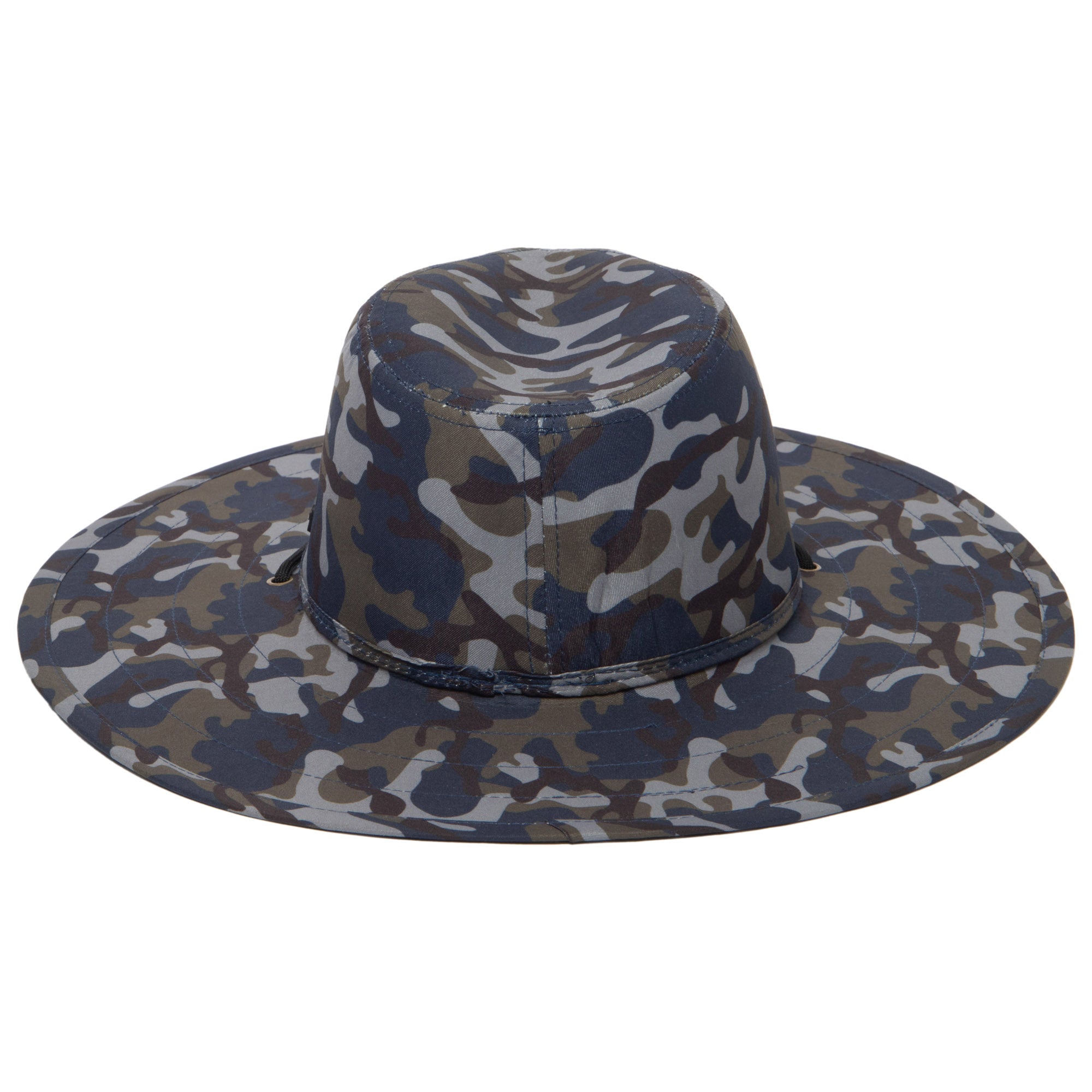Stylish Outdoor Wide Brim Fedora Hat with Adjustable Chin Cord - Perfect for Hiking, Beach, and Summer Sun Protection