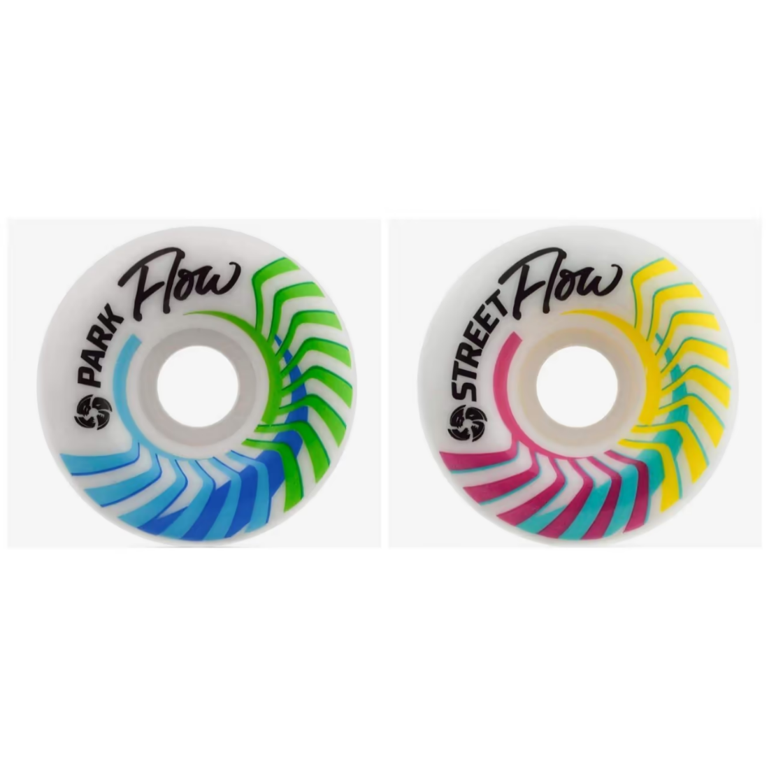Bont Flow Park Street Wheels 58mm 4 Pack - High Performance Skateboard Wheels for Park & Street Skating - Perfect for Tricks, Cruising and Smooth Rides