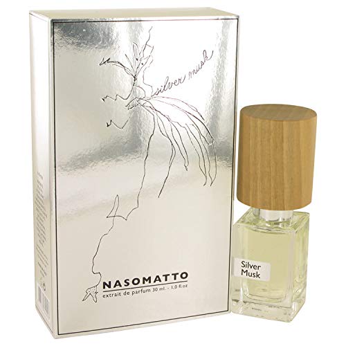 Nasomatto Silver Musk Extrait De Parfum for Women - 1 oz Pure Perfume, Long-Lasting Fragrance with Musky Notes | Perfect for Evening Events, Date Nights & Special Occasions