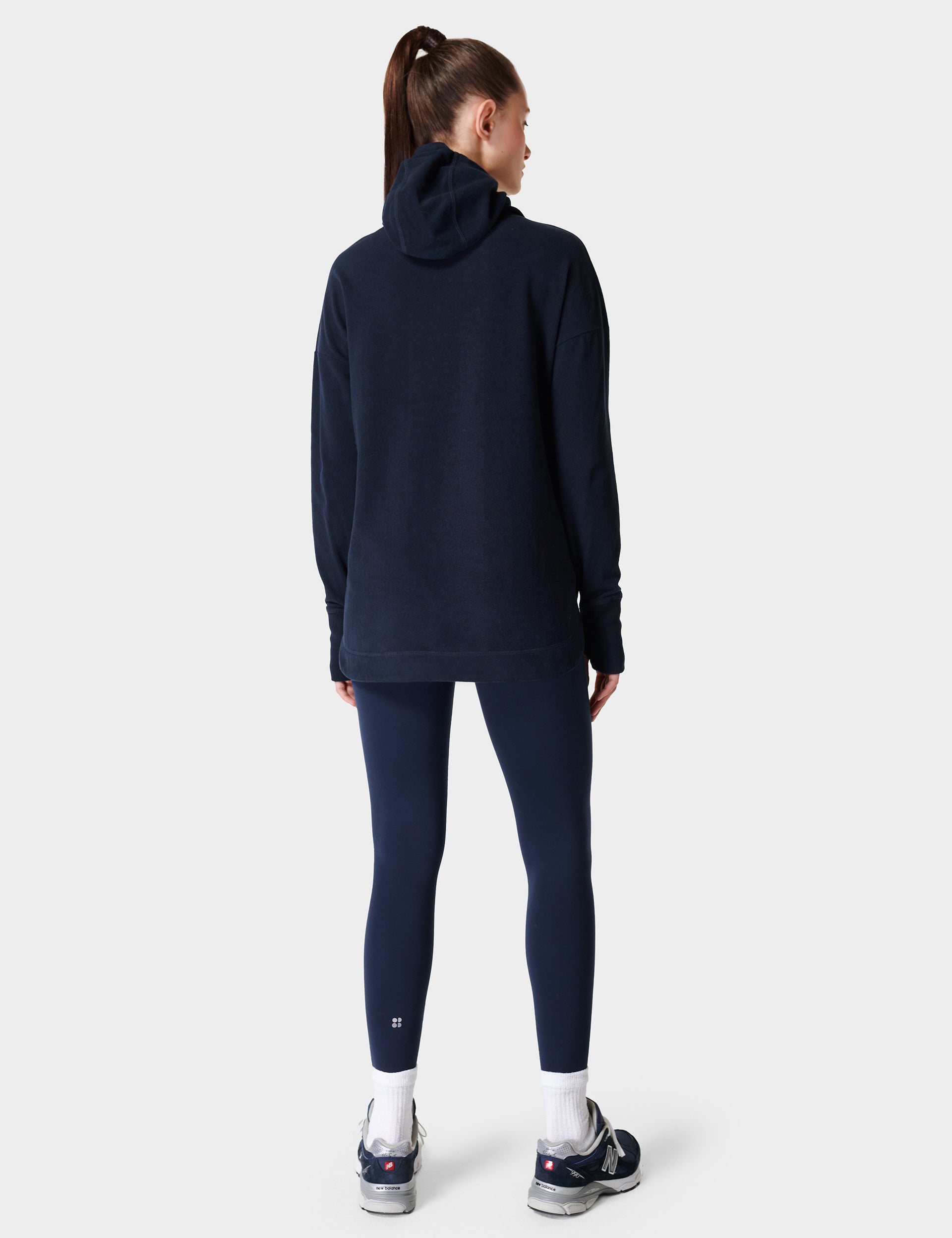 Italian Fleece Hoodie for Men & Women - Soft & Warm Navy Blue Pullover - Perfect for Outdoor Activities, Camping & Casual Wear