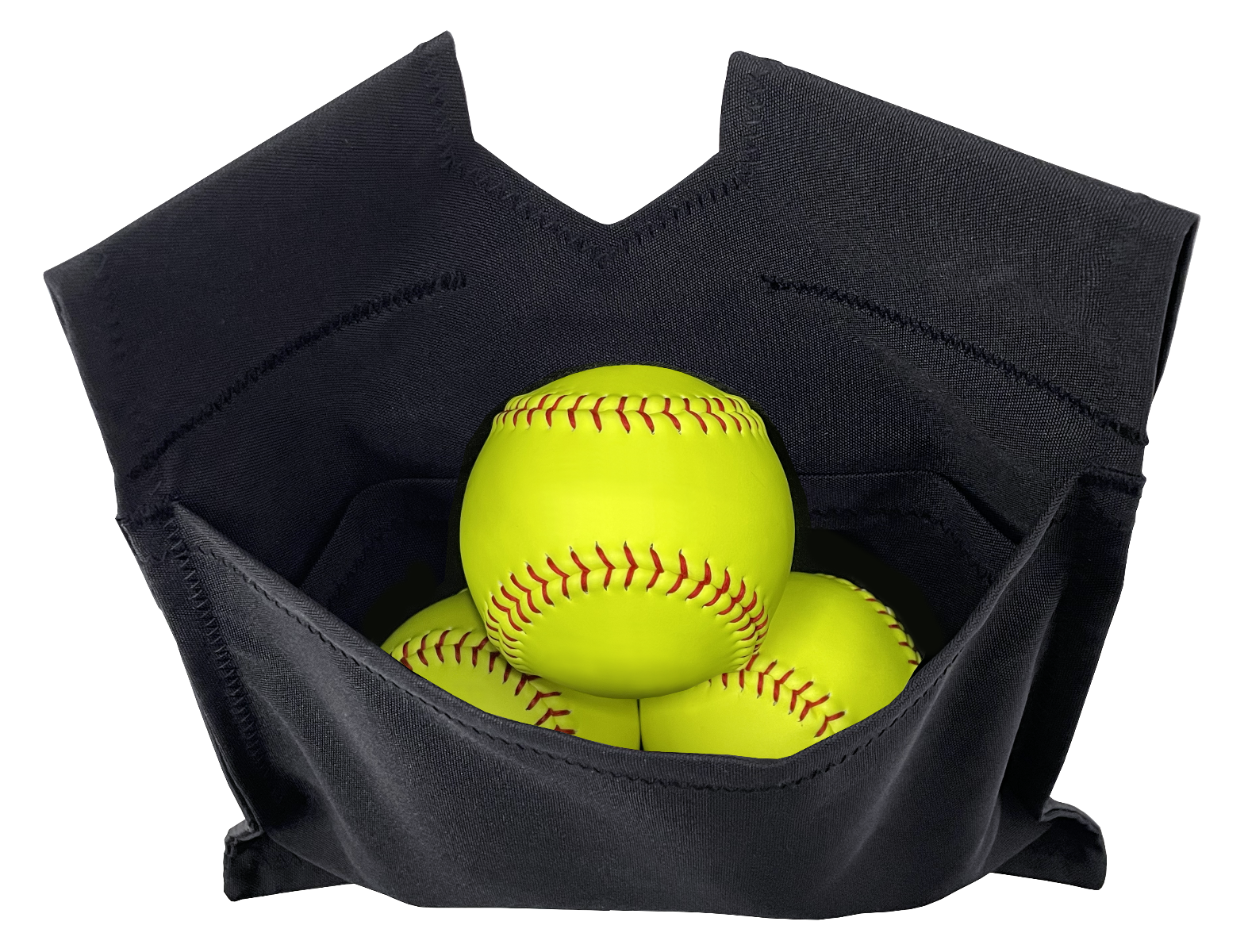 FORCE3 Dry Lo Umpire Ball Bag with Inside Pockets - Durable Baseball Umpire Gear for Games & Practices - Perfect for Organizing Baseballs, Accessories & Equipment