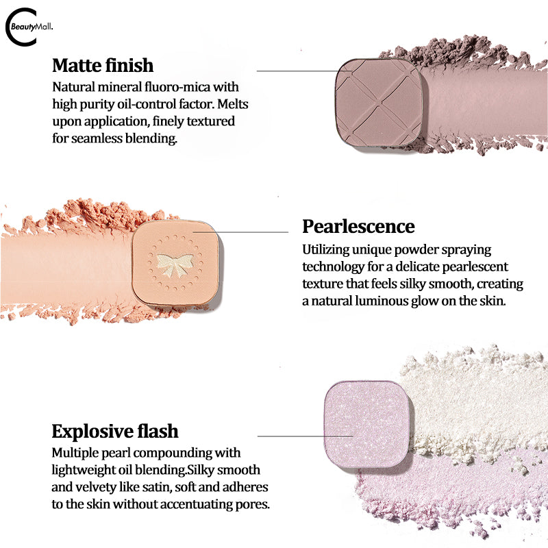 Everbab Butterfly Bow 6-Color Eyeshadow Palette - Long Lasting, Highly Pigmented Makeup for Day & Night Looks - Perfect for Parties, Weddings & Special Occasions