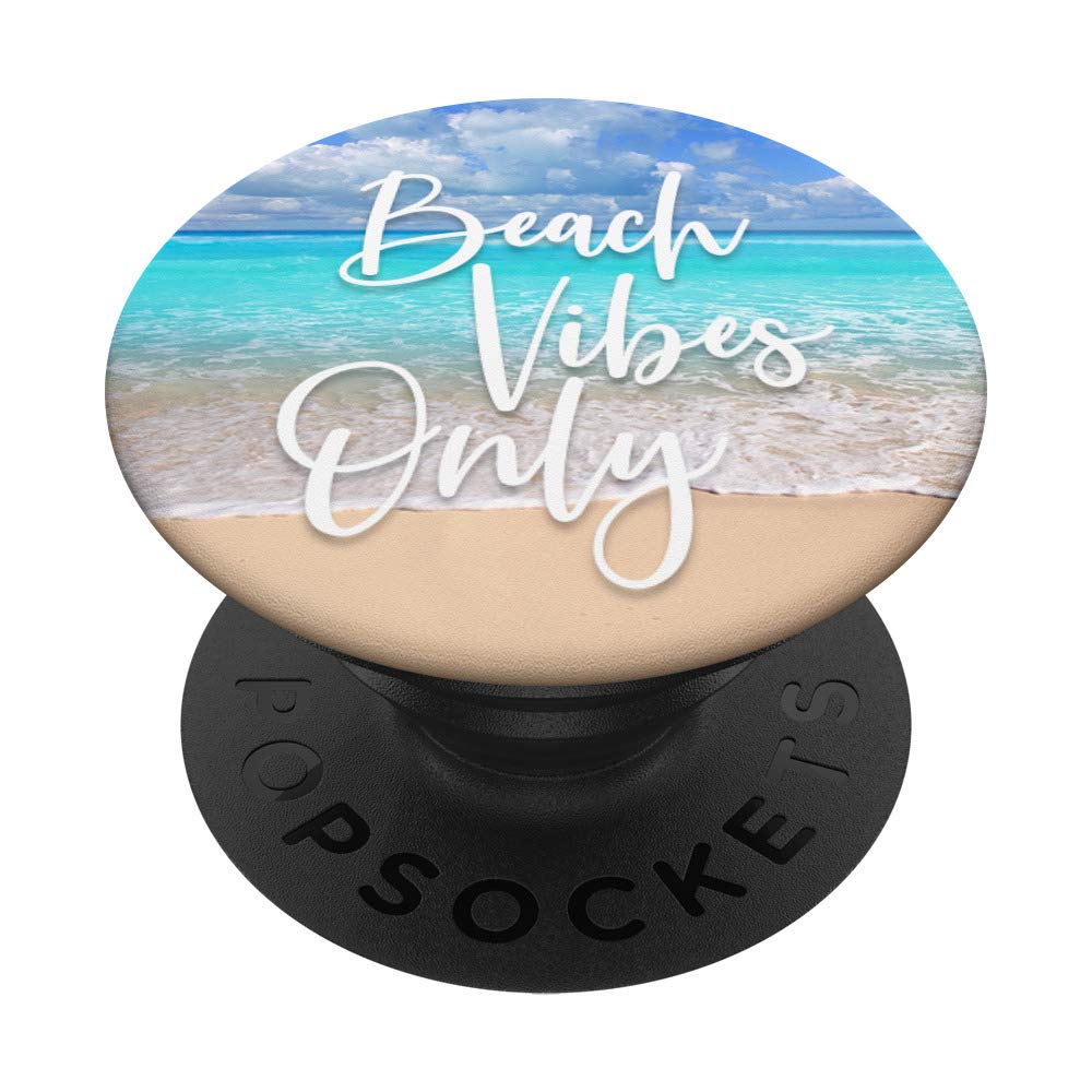 Beach Vibes Only - Funny Summer Vacation Saying T-Shirt for Women | Casual Wear, Beach Outfits, Vacation Gifts